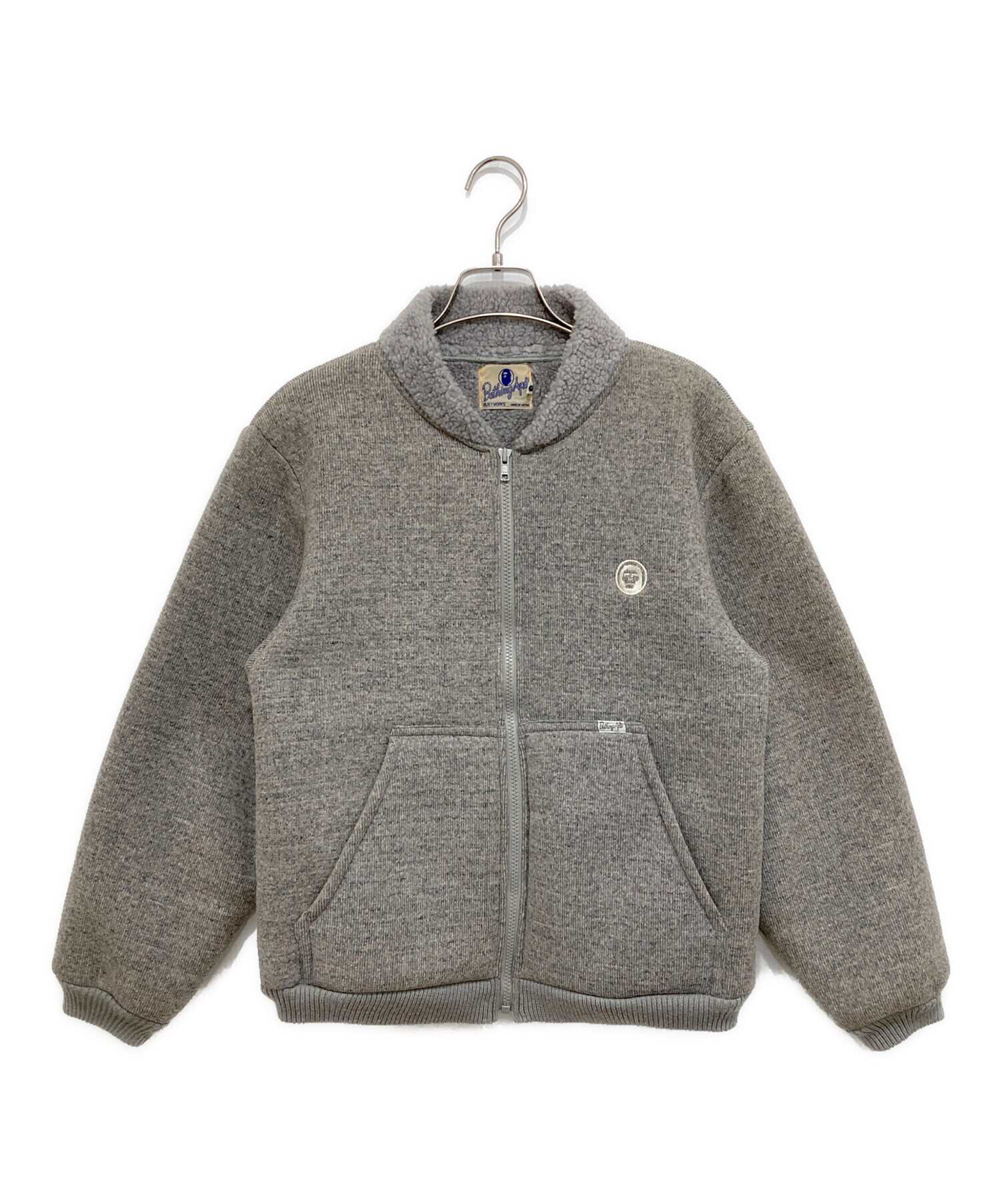 A BATHING APE ハンティングボアジャケット 中古・古着通販】A BATHING APE (アベイシングエイプ) ボア