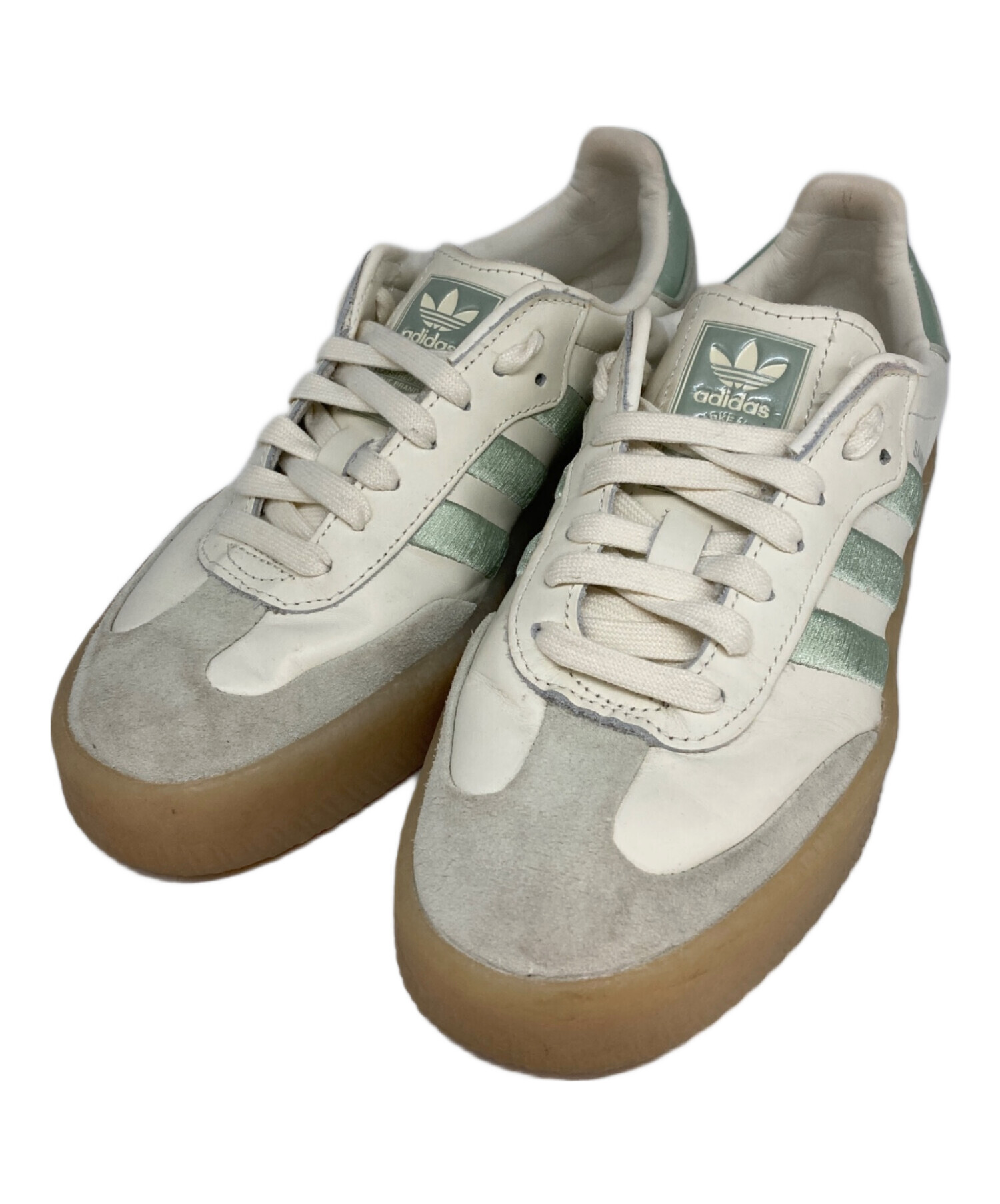 中古・古着通販】adidas (アディダス) Sambae Linen Green ホワイト 