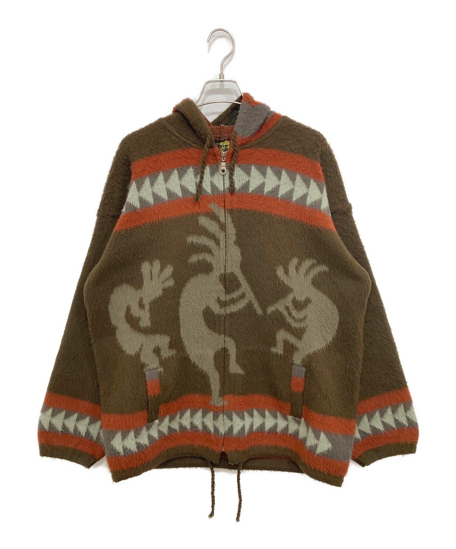 その他ブランド / 90s/TEJIDOS RUMINAHUI/エクアドルニットジャケット/ジャケット/--/ウール/BRW 中古・古着通販】TEJIDOS RUMINAHUI (ヴィンテージ) ココペリ柄