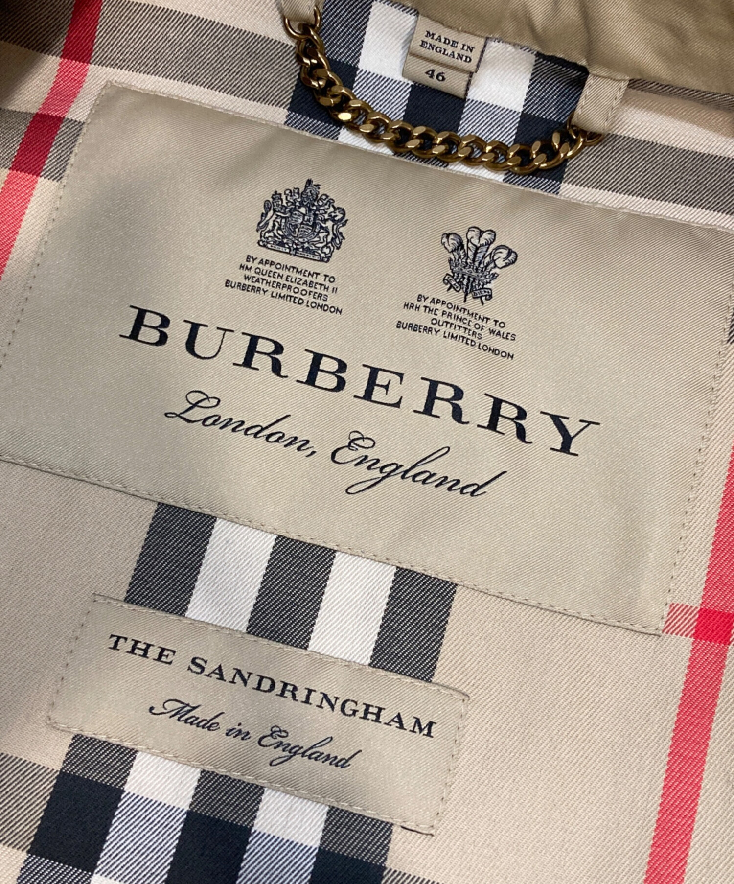 中古・古着通販】BURBERRY (バーバリー) トレンチコート ブラウン