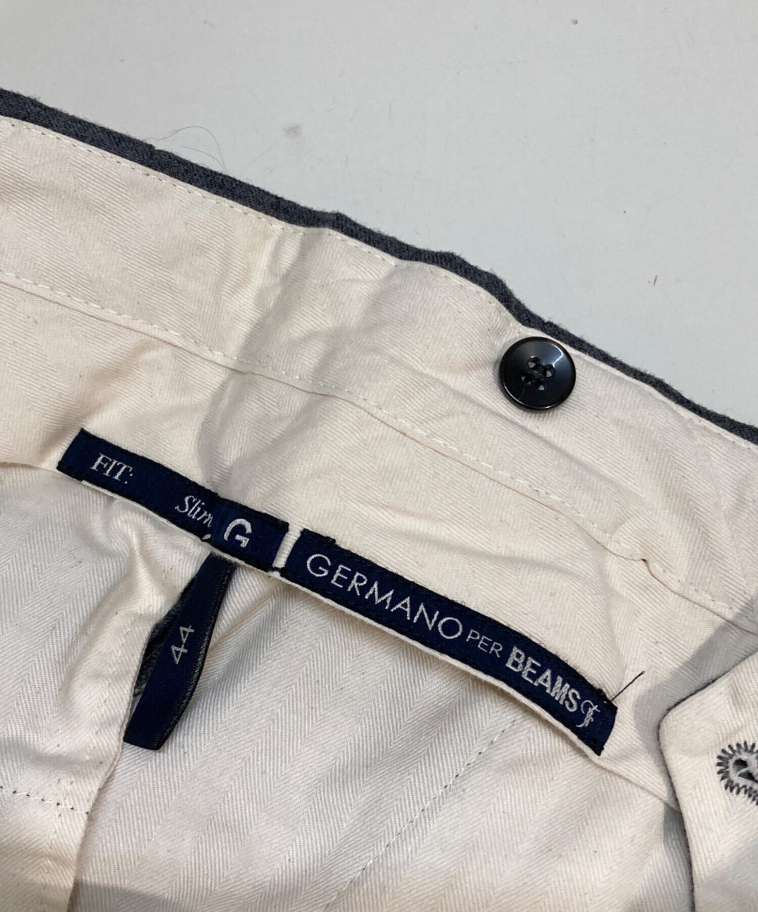 美品】ジェルマーノ ビームスエフ スラックス サイドアジャスター