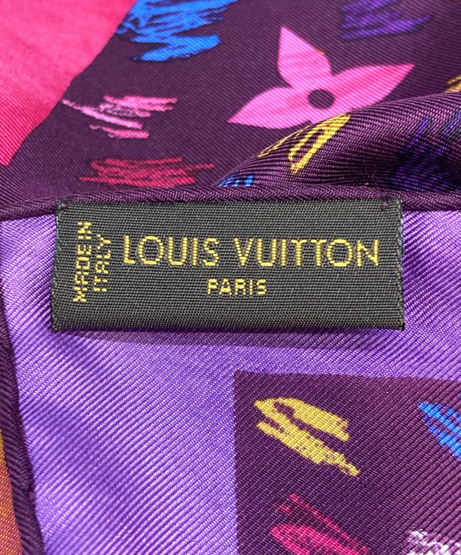 中古・古着通販】LOUIS VUITTON (ルイ ヴィトン) 大判スカーフ 中古・古着通販】LOUIS VUITTON (ルイ ヴィトン) 大判スカーフ