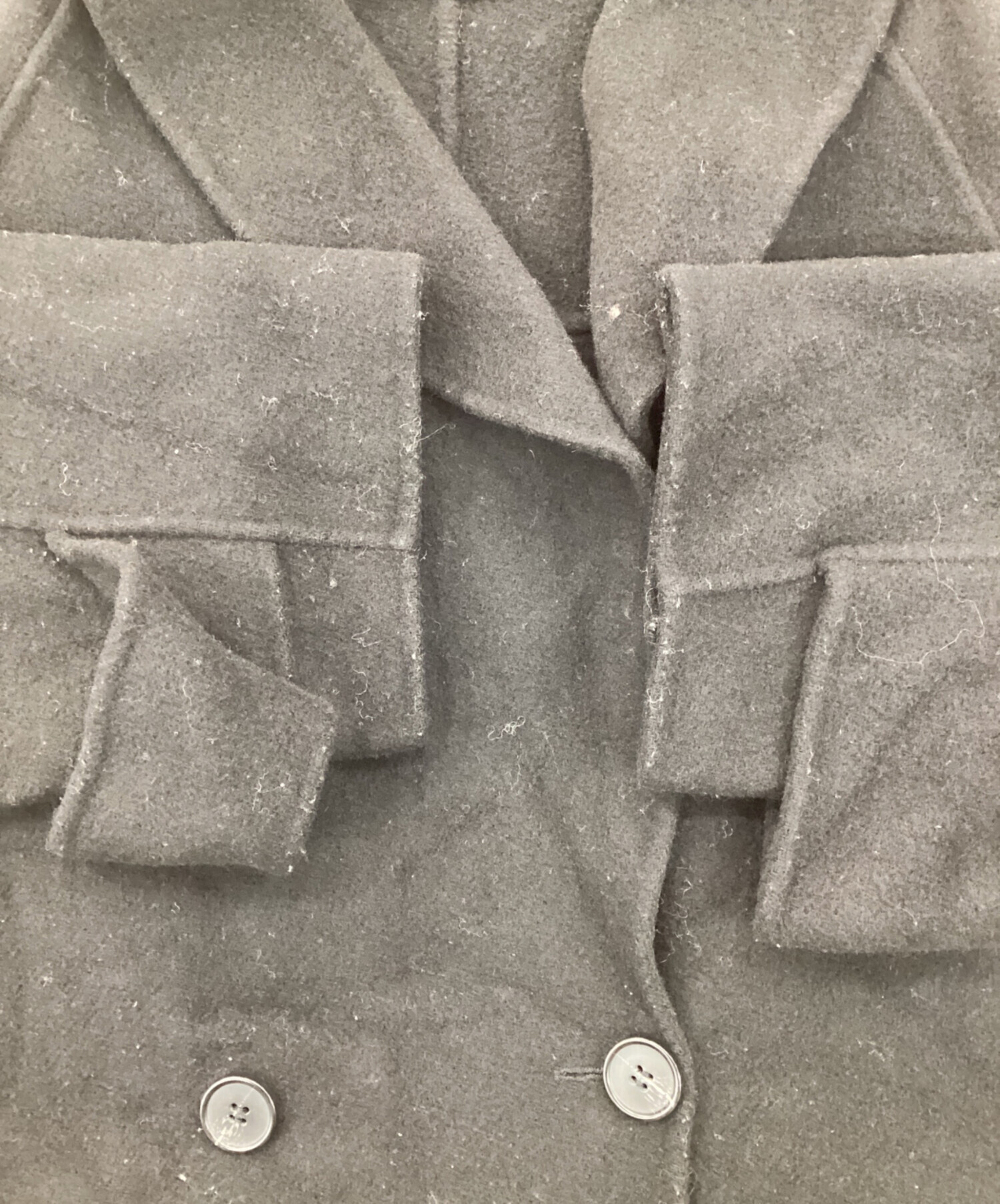 中古・古着通販】Mila Owen (ミラオーウェン) 接結ハーフ丈Aライン