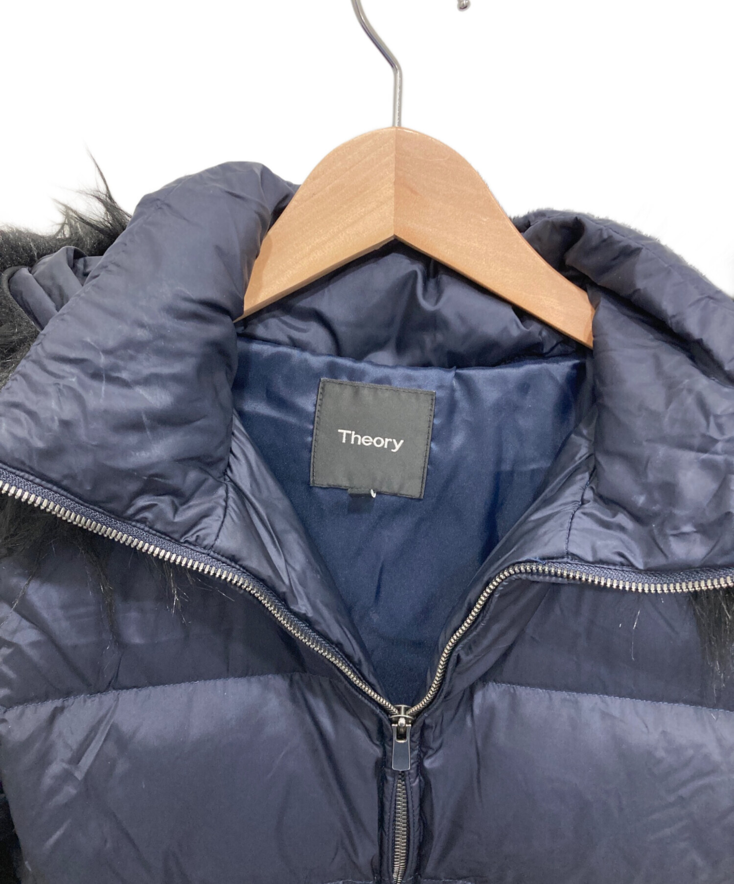 中古・古着通販】theory (セオリー) ファー付ダウンコート