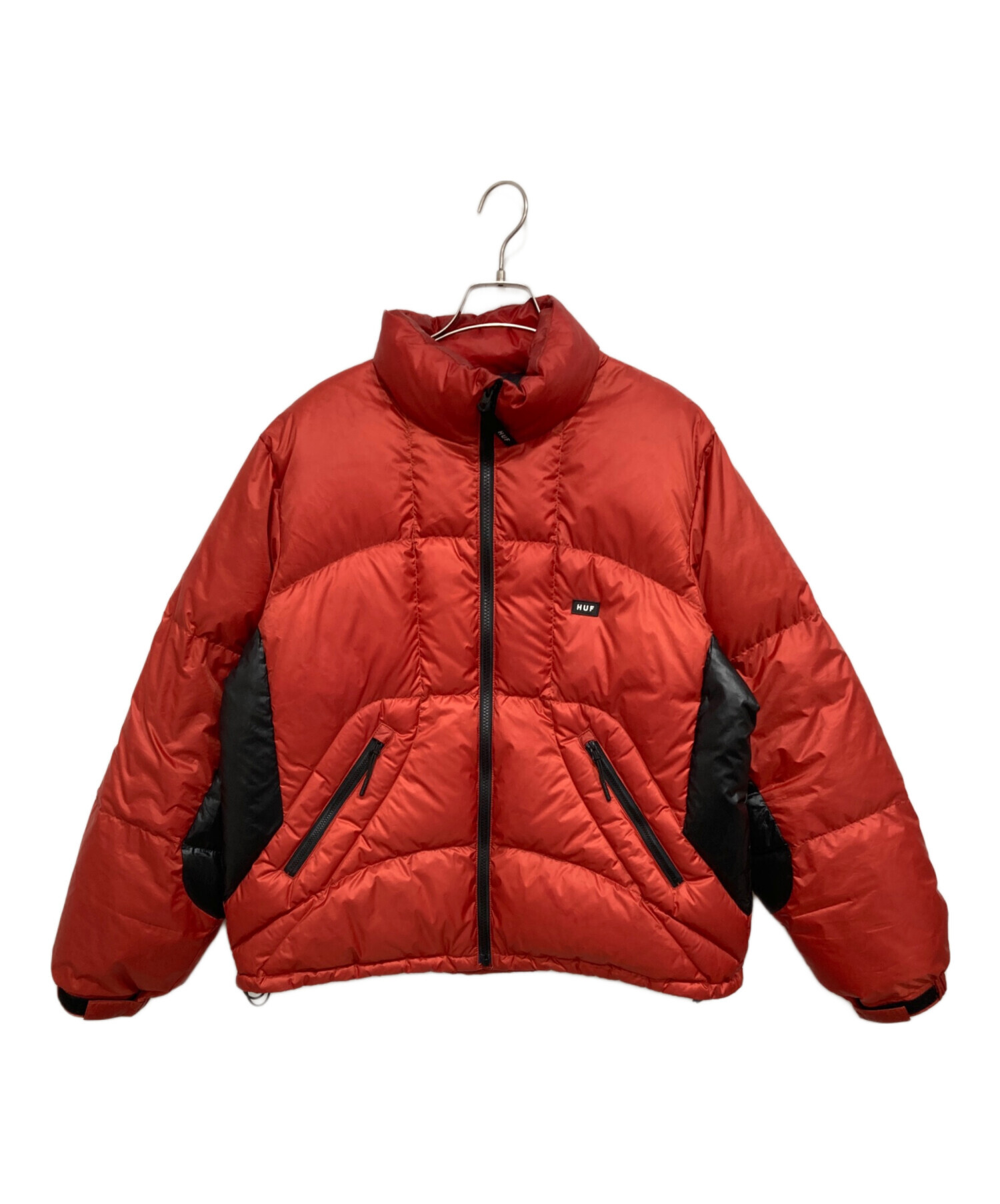 HUF ハフ ジャケット L レッド メンズ 中古・古着通販】HUF (ハフ) EXPEDITION DOWN JACKET レッド サイズ:S