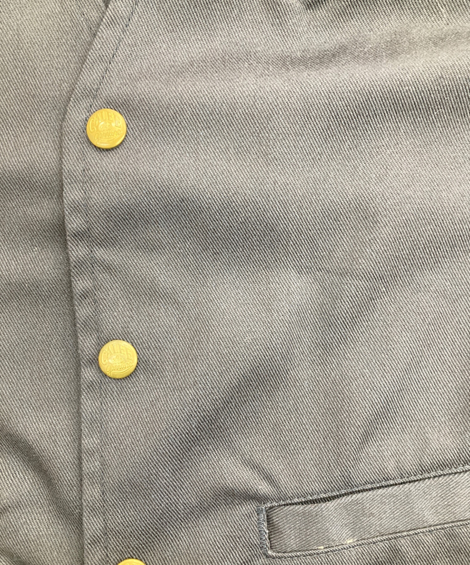 中古・古着通販】CALEE (キャリー) ワークベスト ネイビー