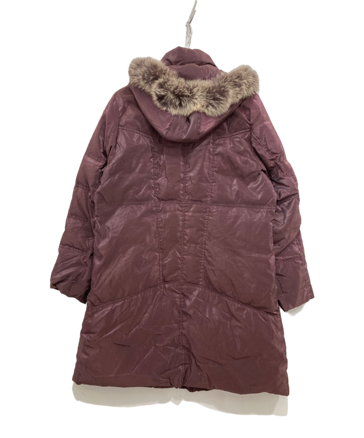 中古・古着通販】BALMAIN (バルマン) ダウンコート パープル サイズ:M
