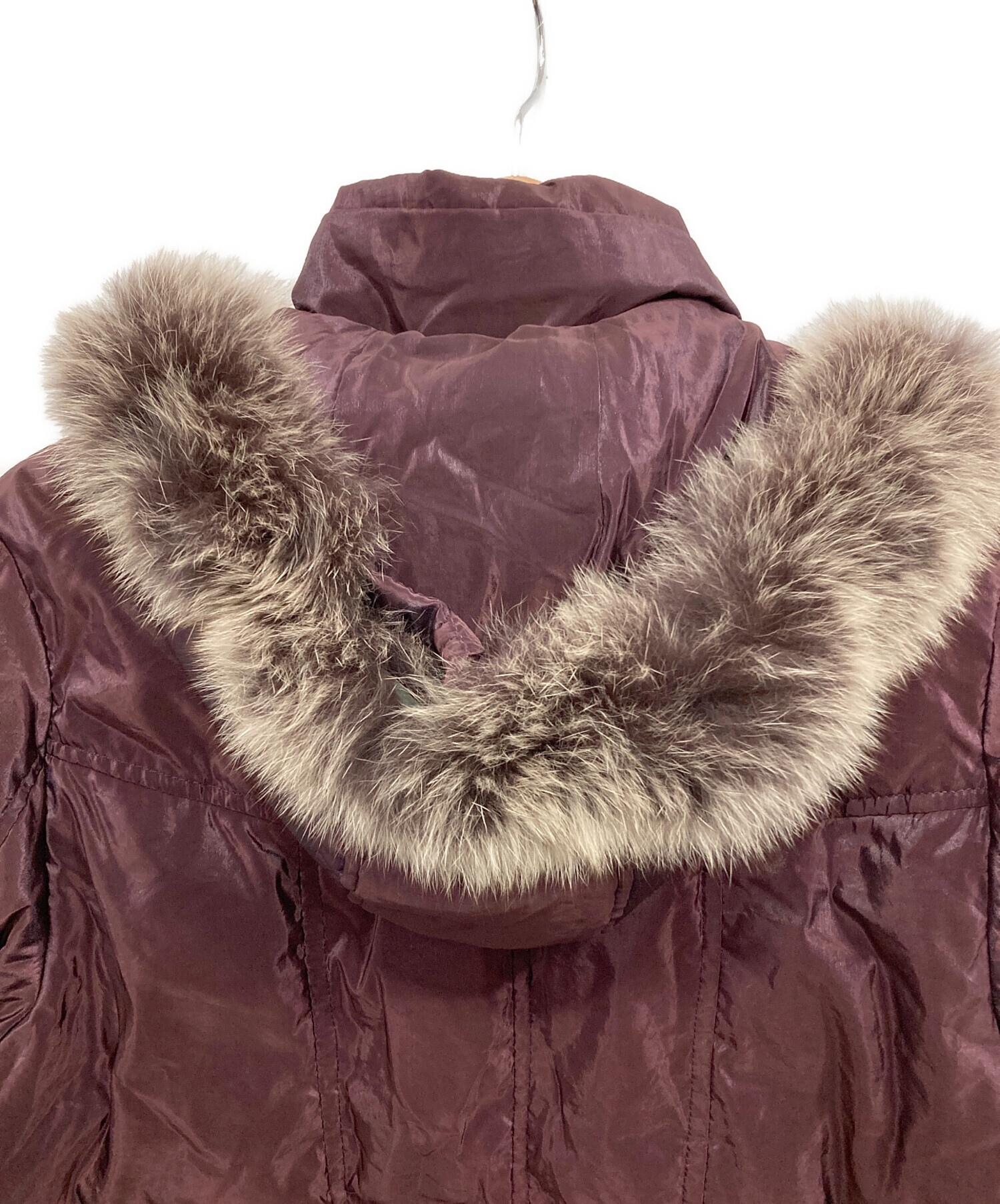 中古・古着通販】BALMAIN (バルマン) ダウンコート パープル サイズ:M