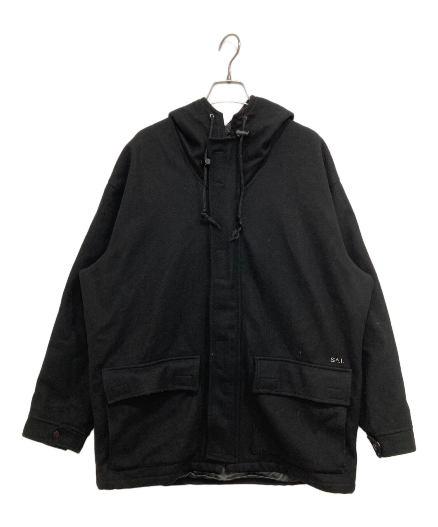 中古・古着通販】stussy (ステューシー) ウールナイロンフーデッド 
