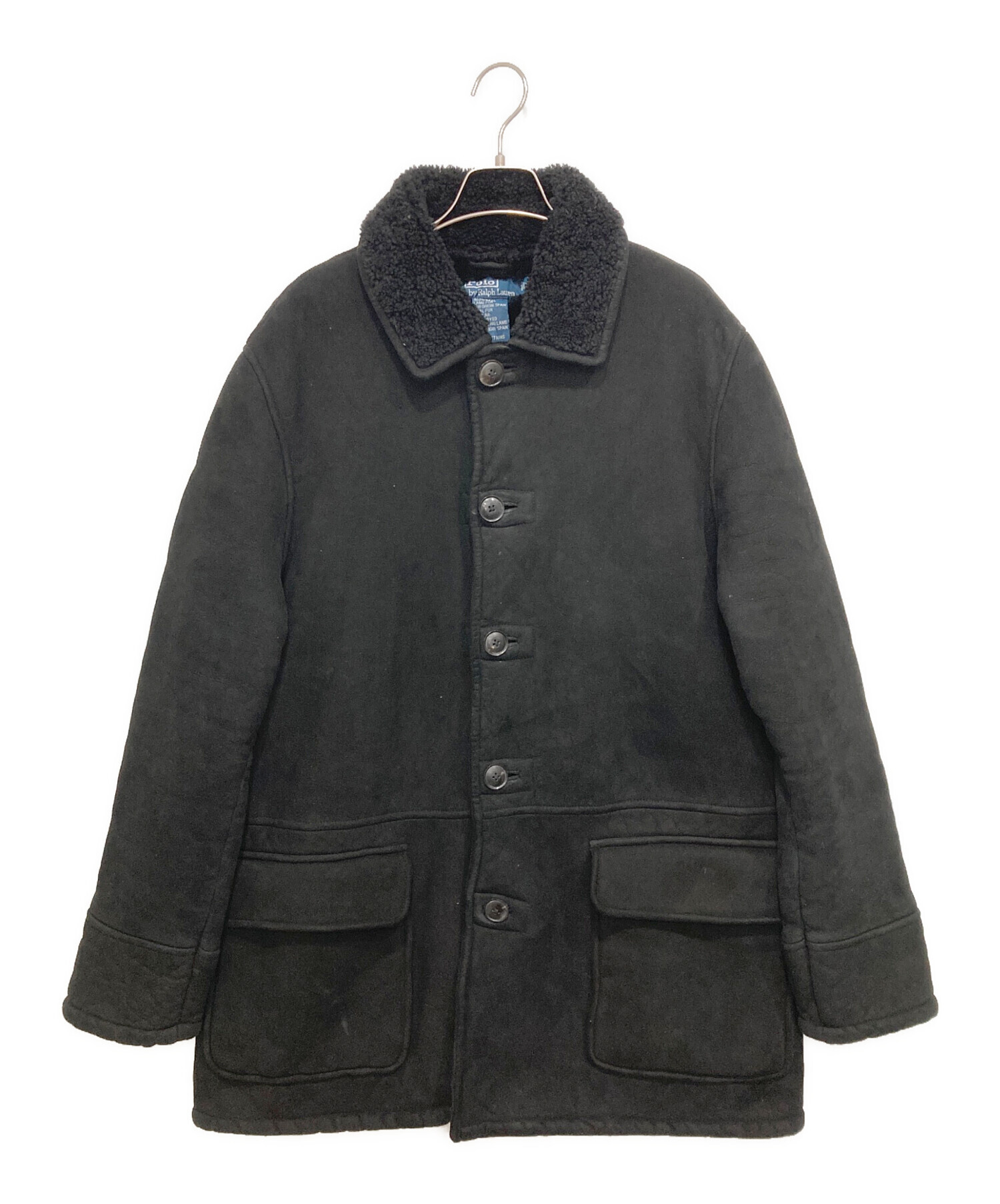 vintage polo ralphlauren ムートンコート 80s 中古・古着通販】POLO RALPH LAUREN (ポロ・ラルフローレン) リアル