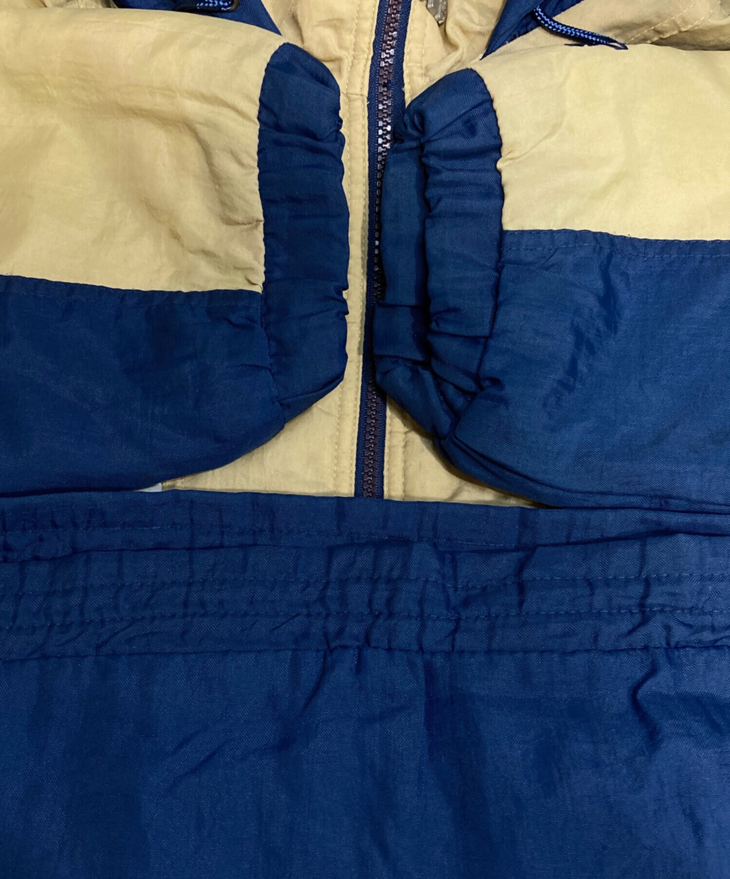 中古・古着通販】STARTER (スターター) 中綿アノラックパーカー ブルー