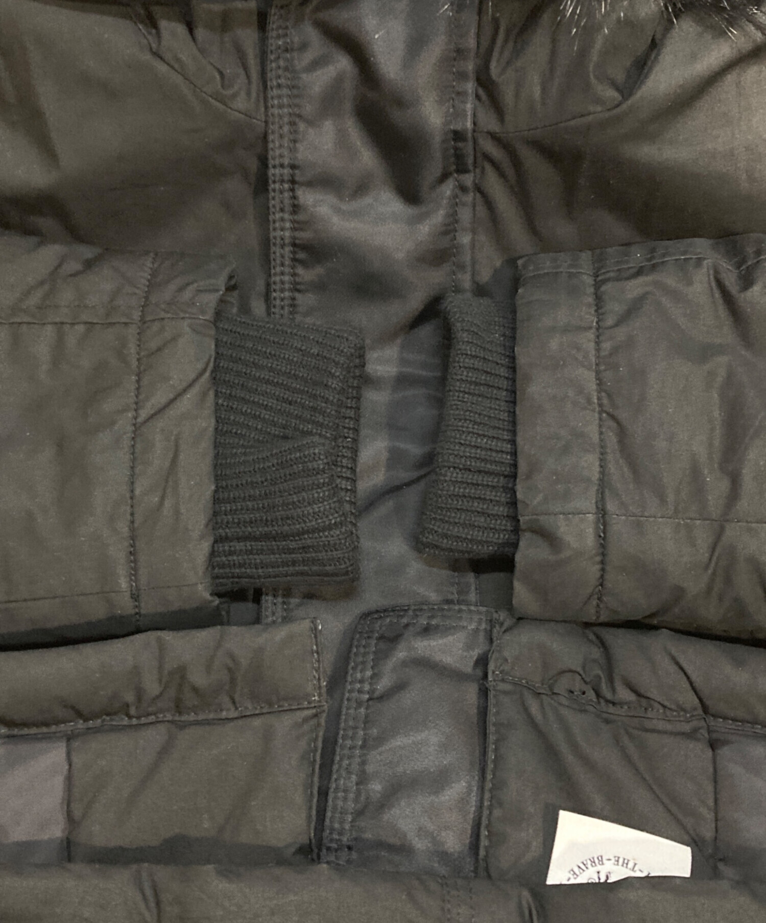 中古・古着通販】DIESEL (ディーゼル) 中綿モッズコート ブラック