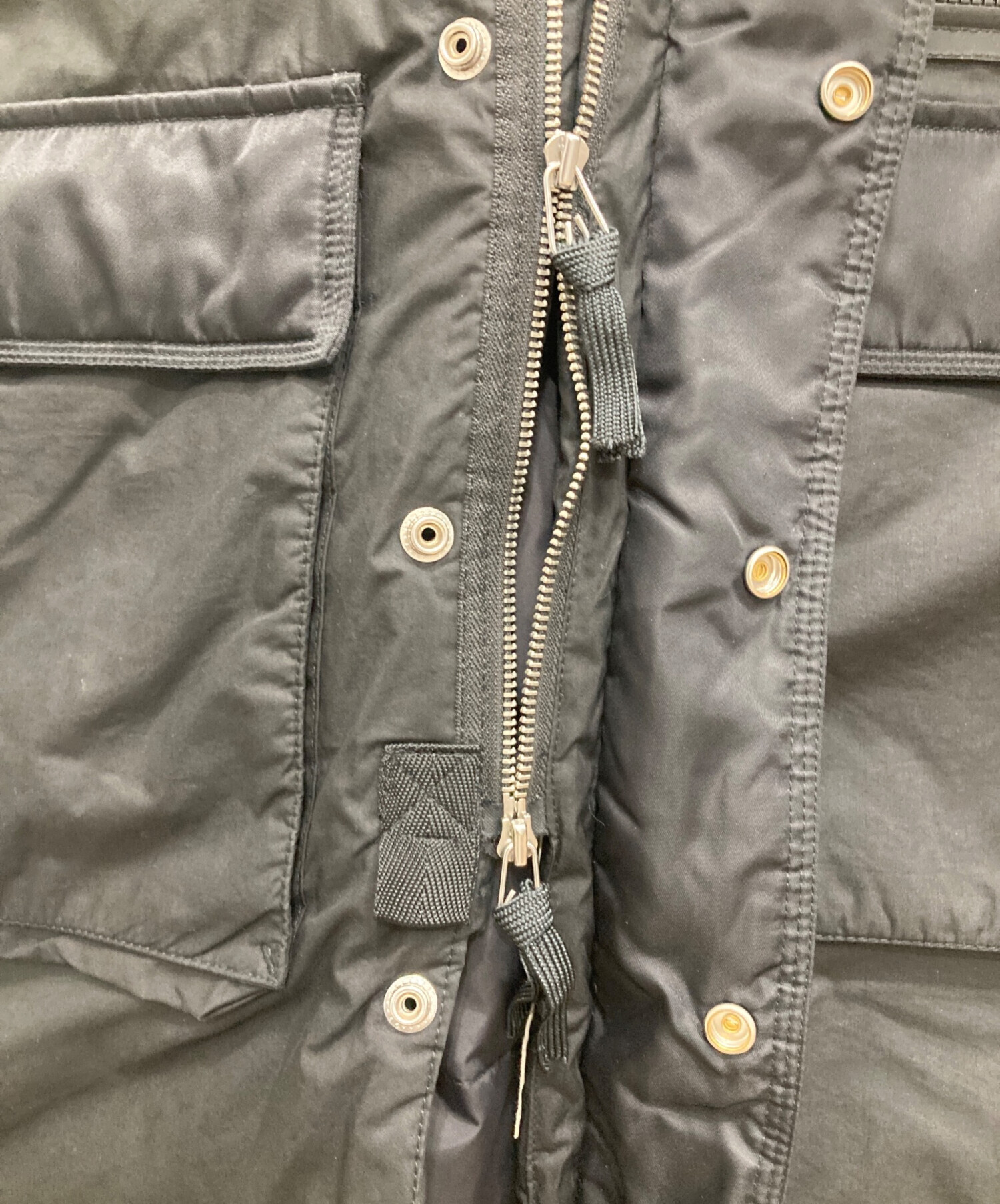 DIESEL ディーゼル 中綿 モッズコート サイズ XS 中古・古着通販】DIESEL (ディーゼル) 中綿モッズコート ブラック