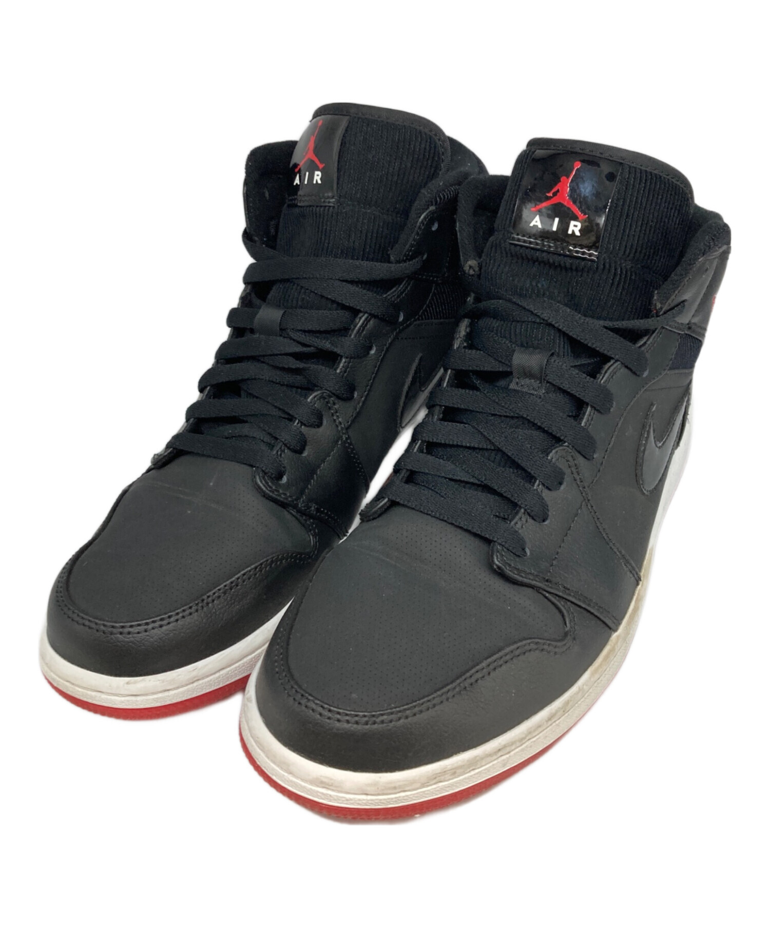 中古・古着通販】NIKE (ナイキ) AIR JORDAN 1 MID PREMIUM Black 