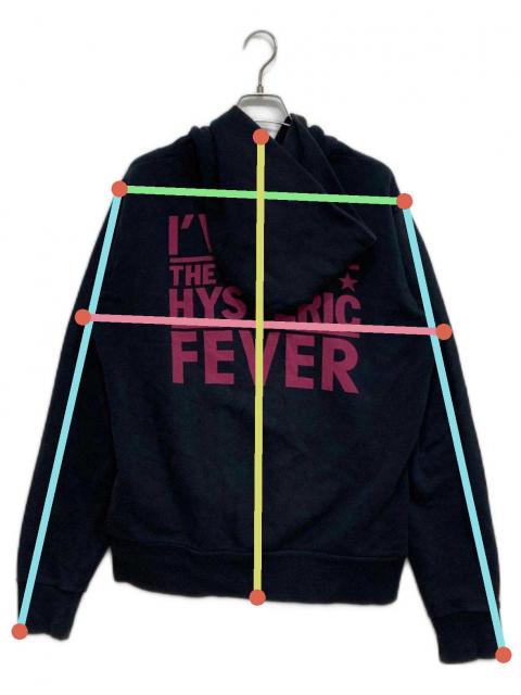 HYSTERIC / ジップパーカー/XL/コットン/KHK/プリント/02231CF04 中古・古着通販】Hysteric Glamour (ヒステリックグラマー) ロゴ