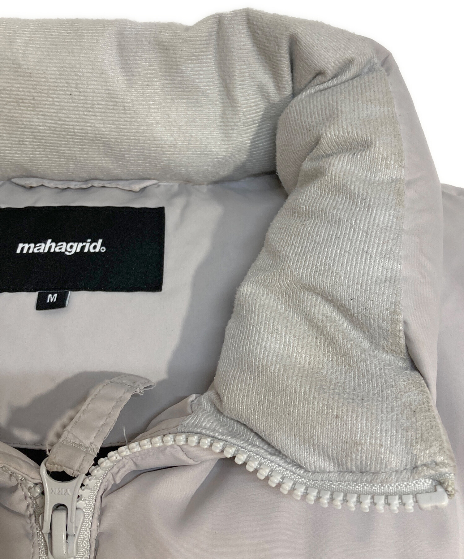 中古・古着通販】mahagrid (マハグリッド) ダウンジャケット グレー 