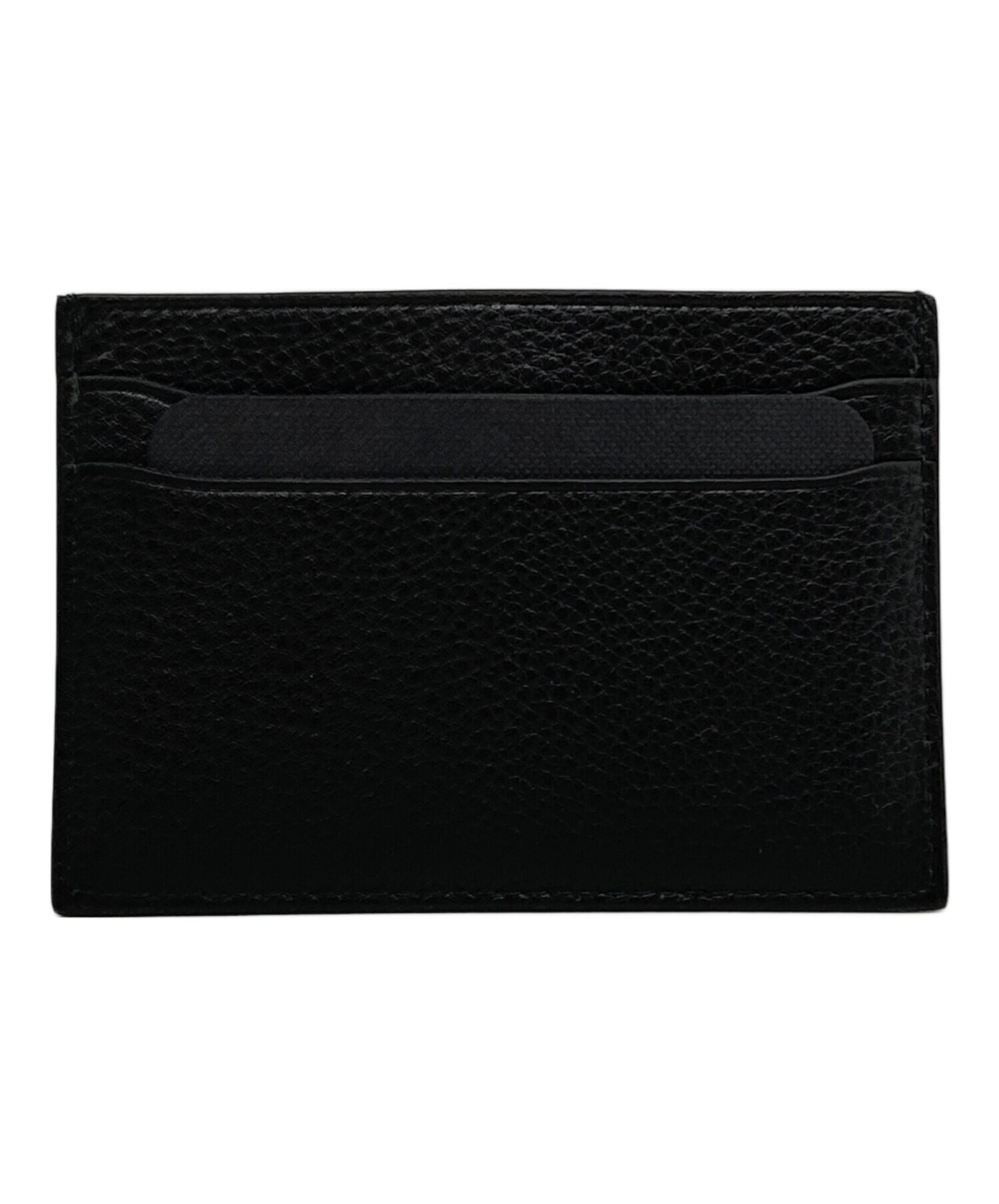 中古・古着通販】BVLGARI (ブルガリ) レザーカードケース ブラック  