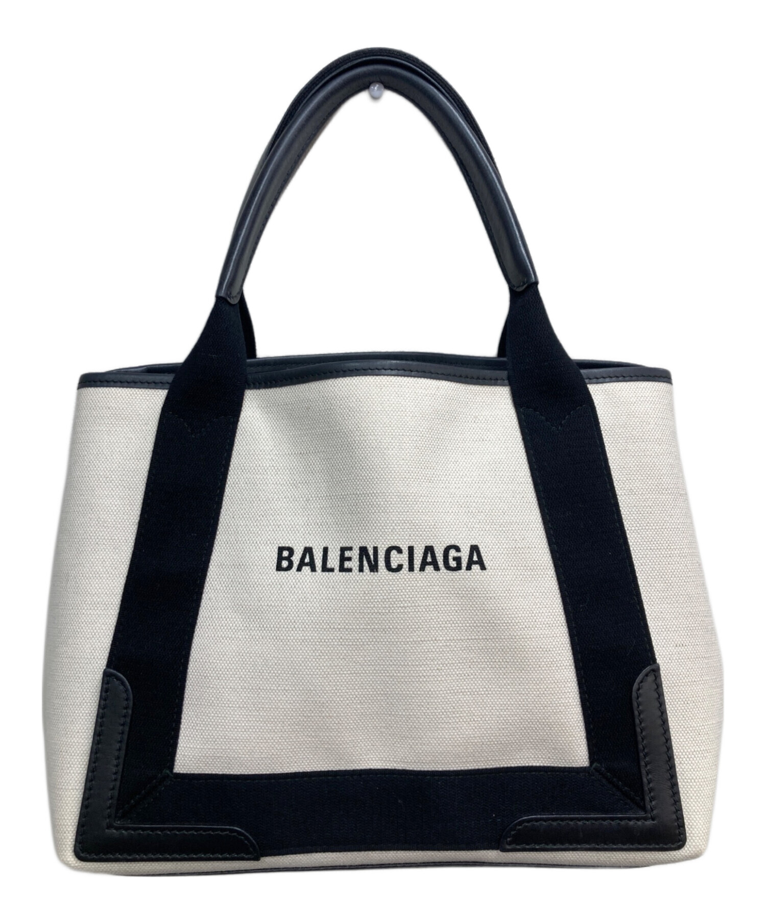 中古・古着通販】BALENCIAGA (バレンシアガ) ネイビーカバスSトート  