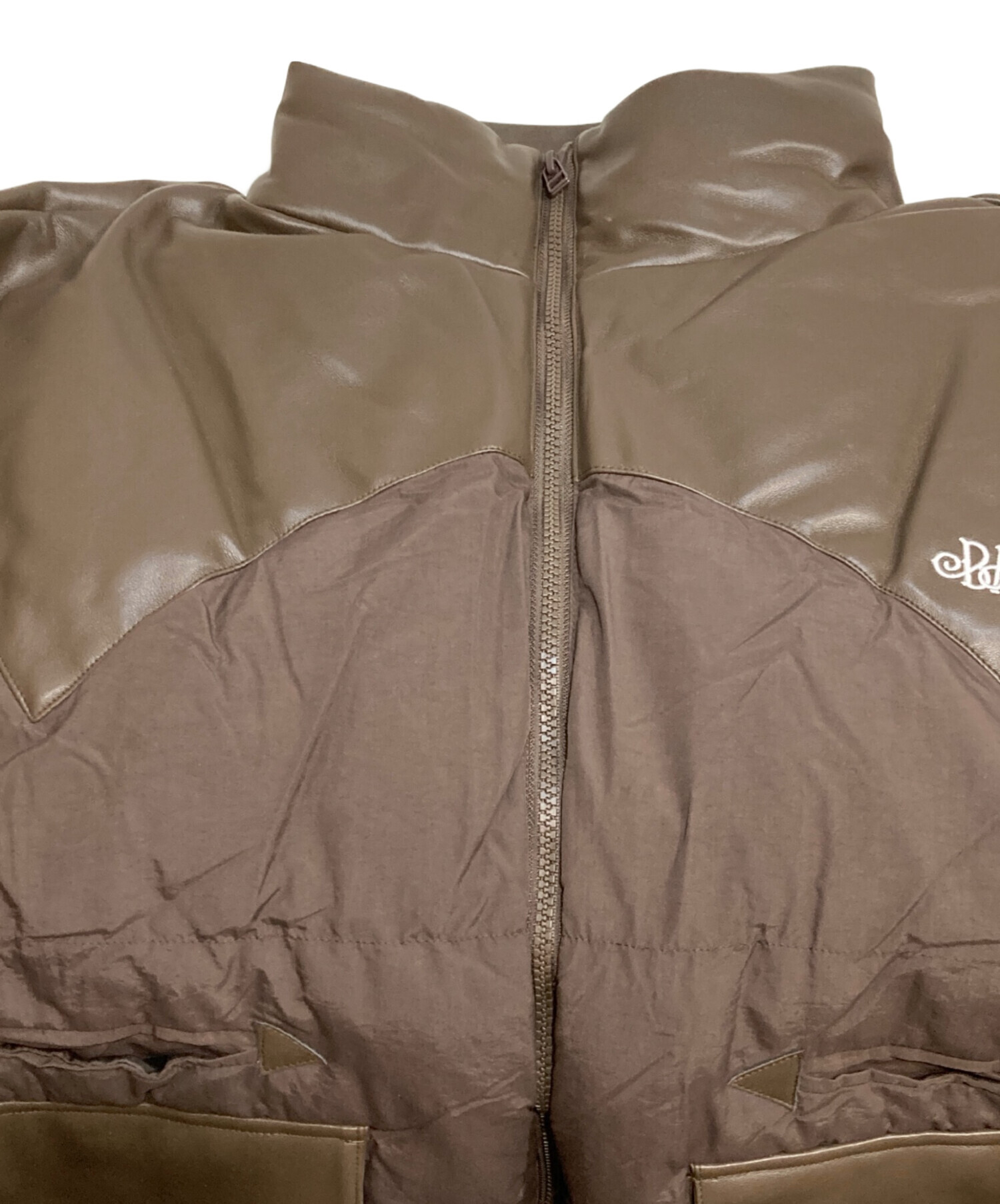 中古・古着通販】BADWAY (バッドウェイ) Western leather down jacket 