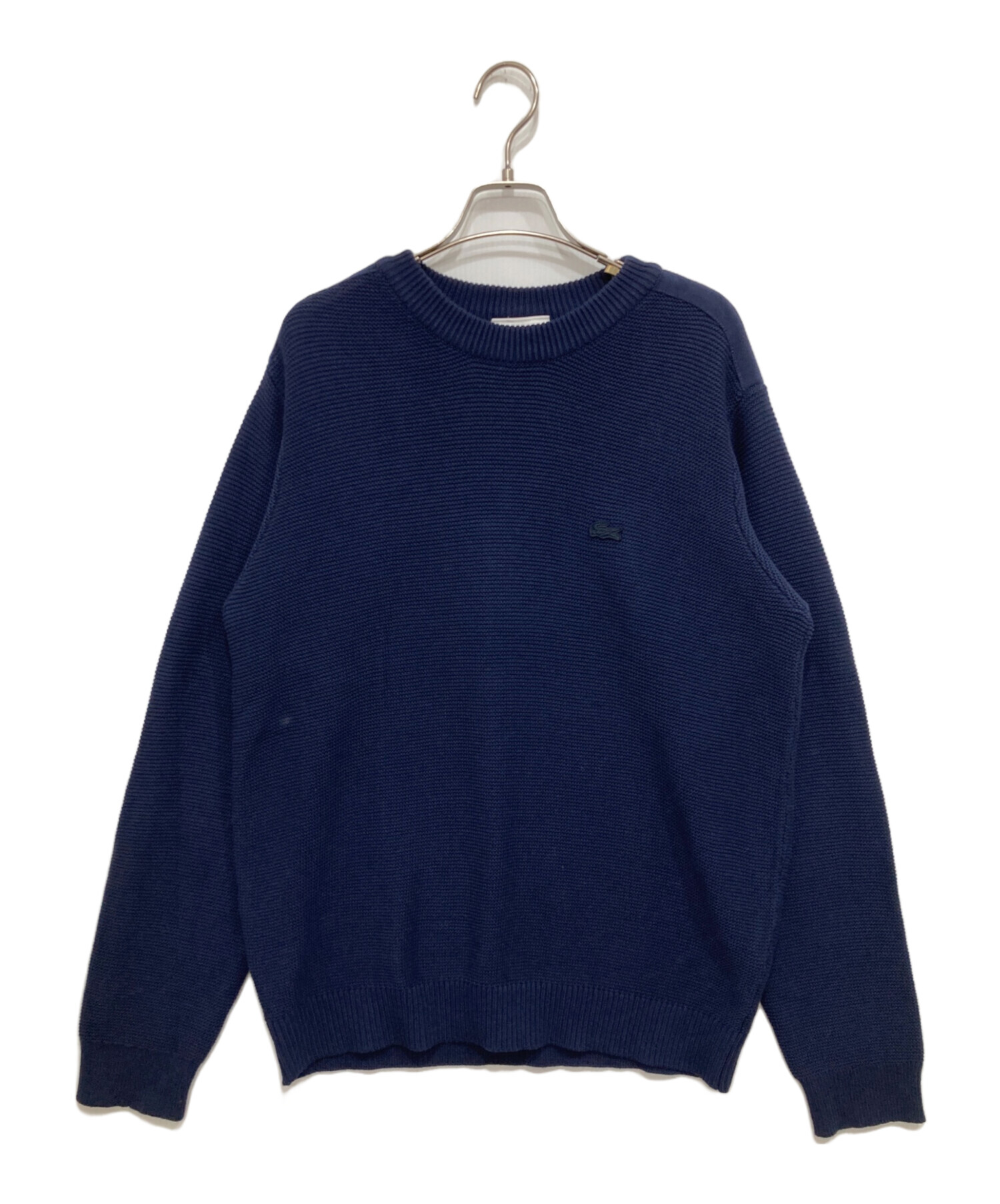 中古・古着通販】LACOSTE (ラコステ) ミドルゲージミリタリーニット