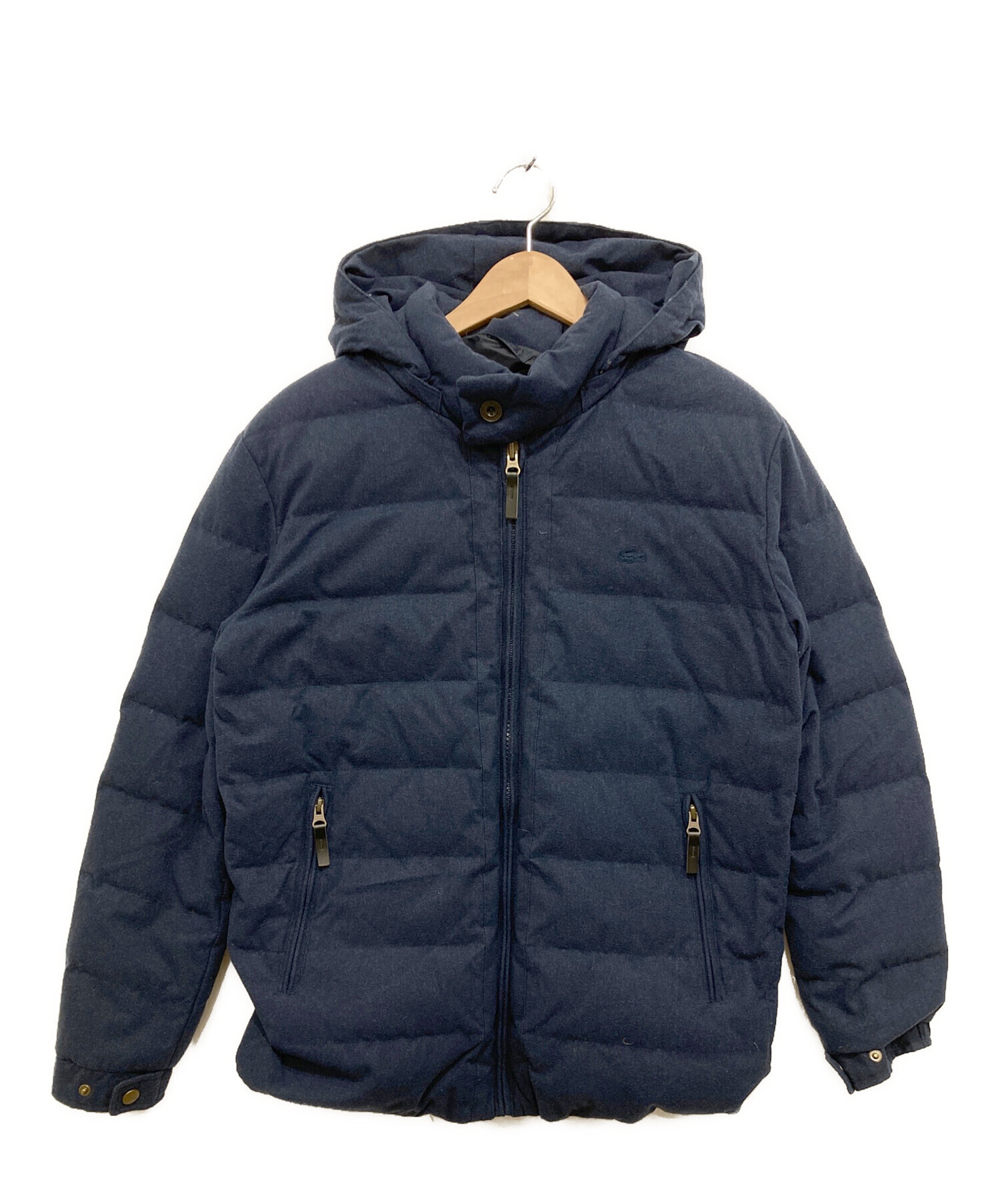 中古・古着通販】LACOSTE (ラコステ) ダウンジャケット ブルー サイズ 