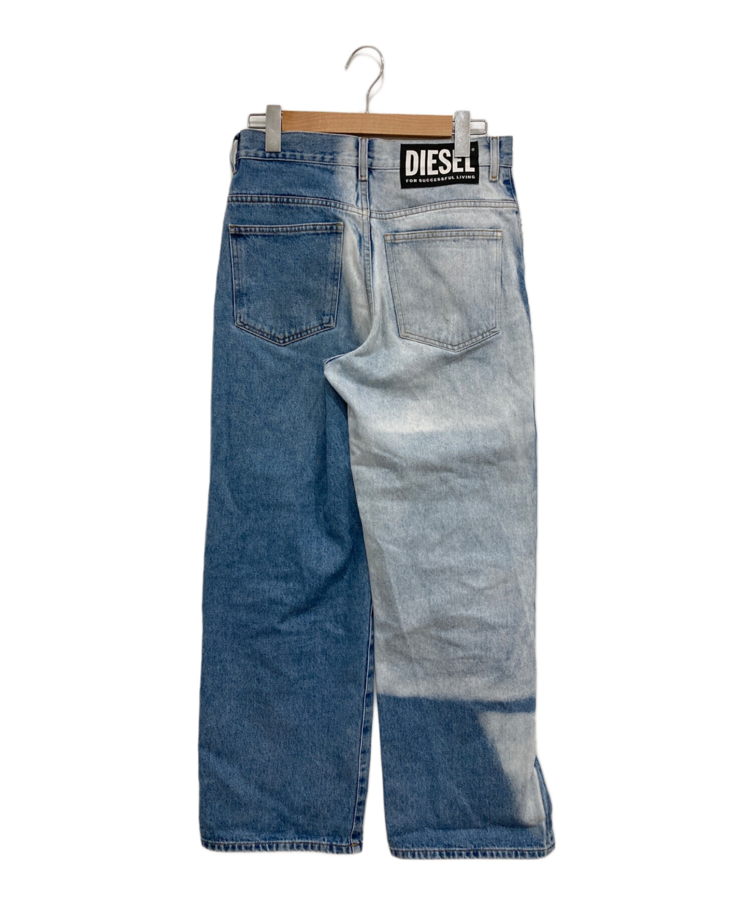 中古・古着通販】DIESEL (ディーゼル) ワイドデニムパンツ インディゴ 