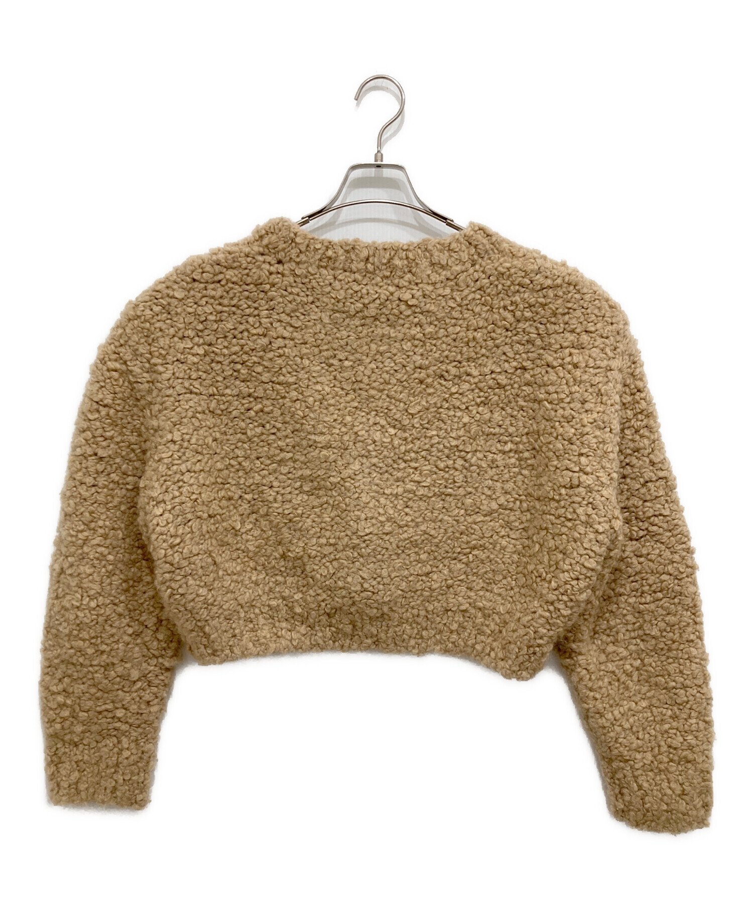 中古・古着通販】CLANE (クラネ) TEDDY BEAR HAND KNIT TOPS ベージュ