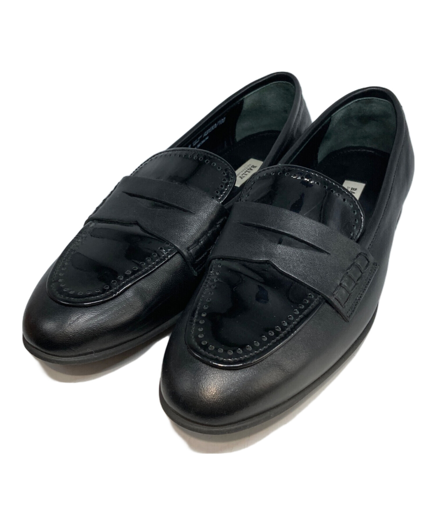 中古・古着通販】BALLY (バリー) コインローファー ブラック サイズ 