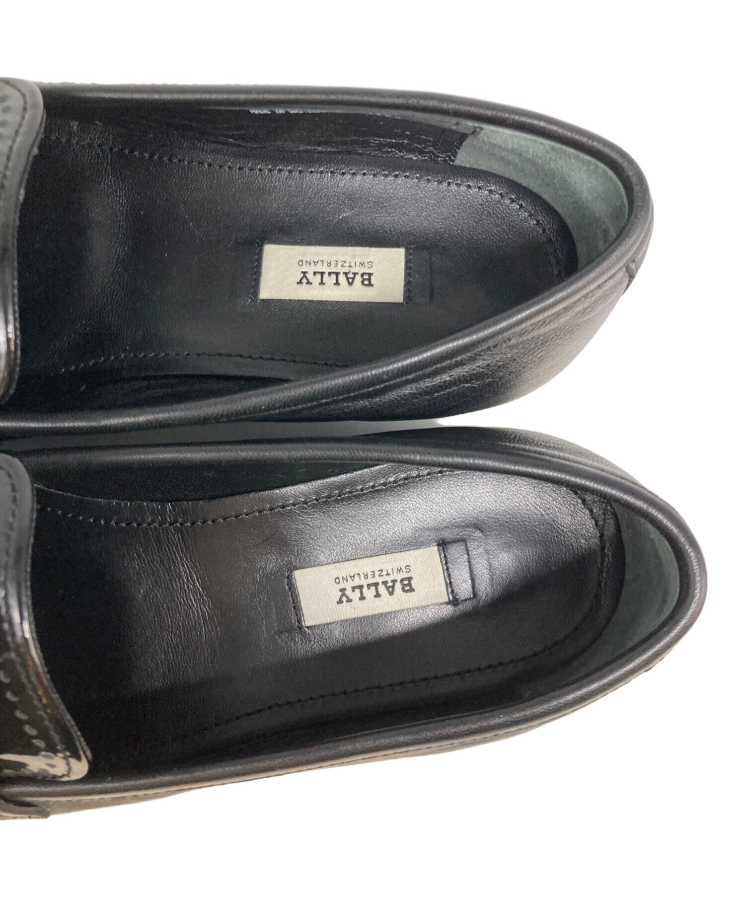 中古・古着通販】BALLY (バリー) コインローファー ブラック サイズ 