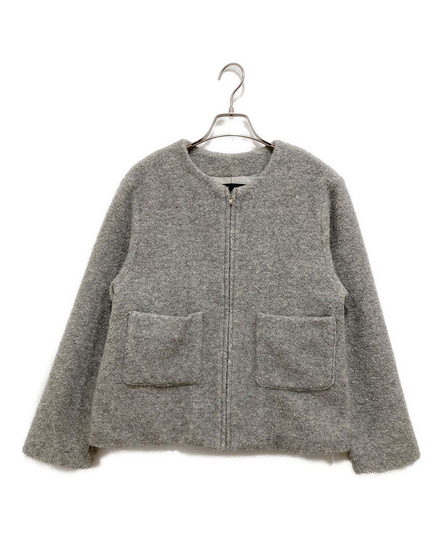 中古・古着通販】mizuiro-ind (ミズイロインド) ブルゾン グレー 