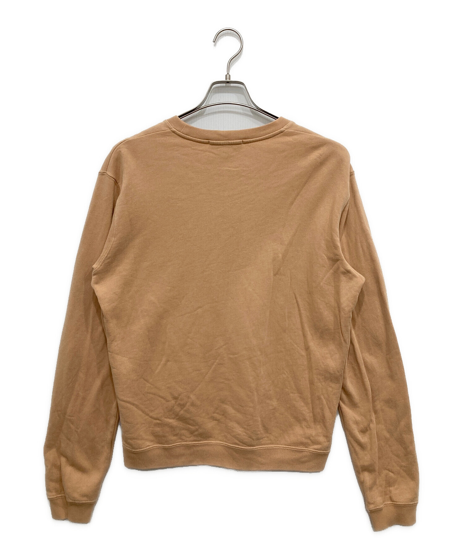 中古・古着通販】MSGM (エムエスジーエム) ロゴスウェット ベージュ