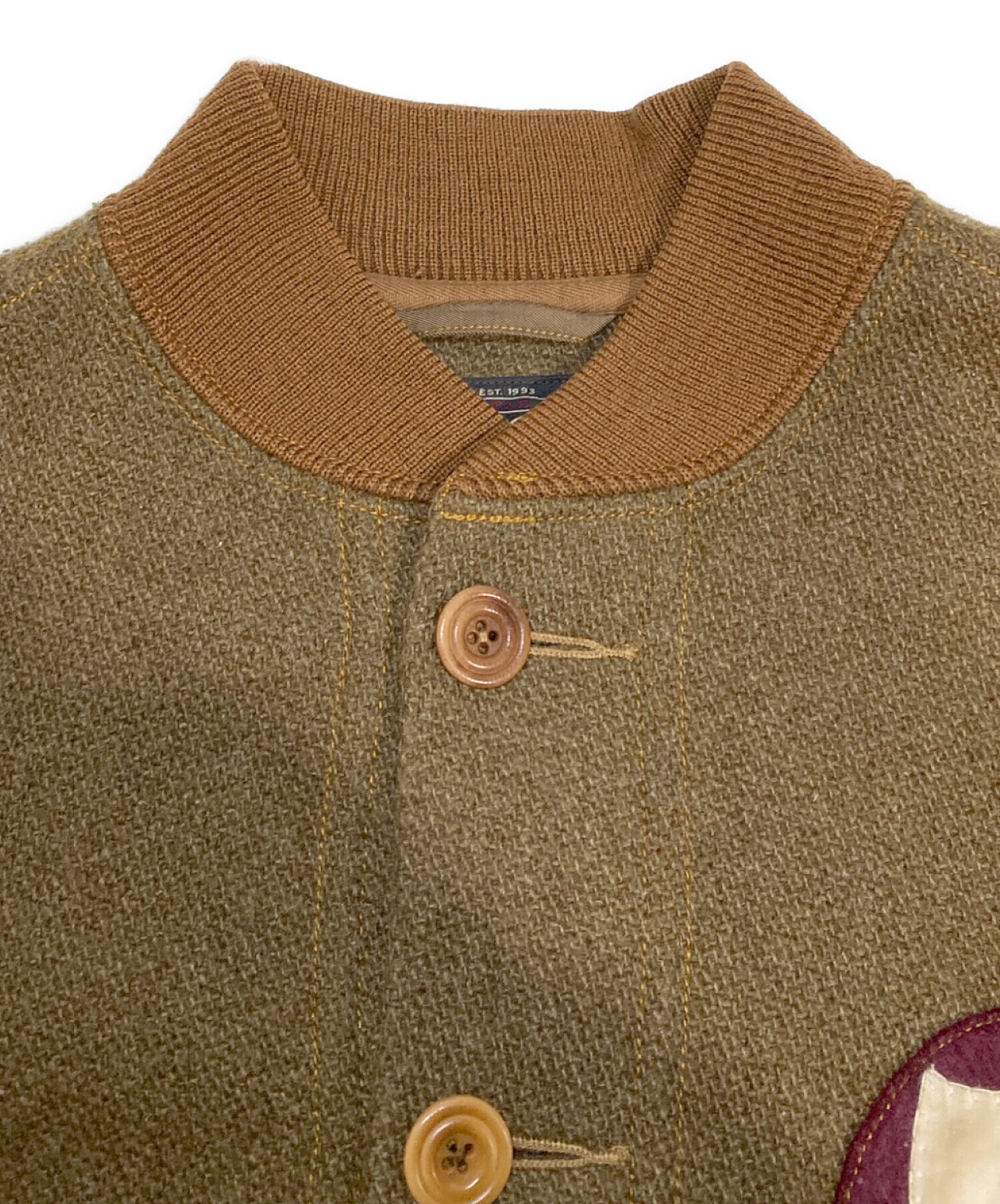 中古・古着通販】RRL (ダブルアール) ウールスポーツジャケット カーキ 