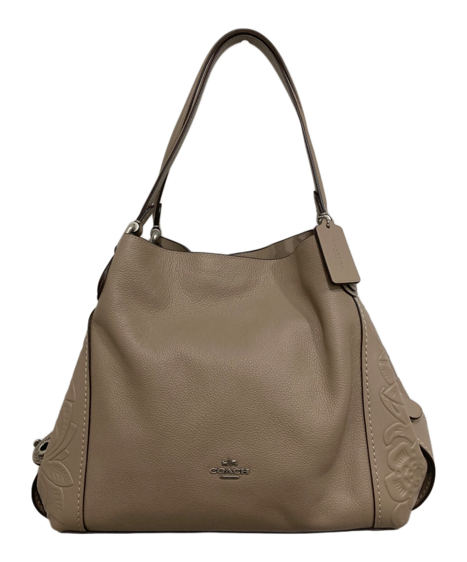 中古・古着通販】COACH (コーチ) トートバッグ ベージュ｜ブランド 