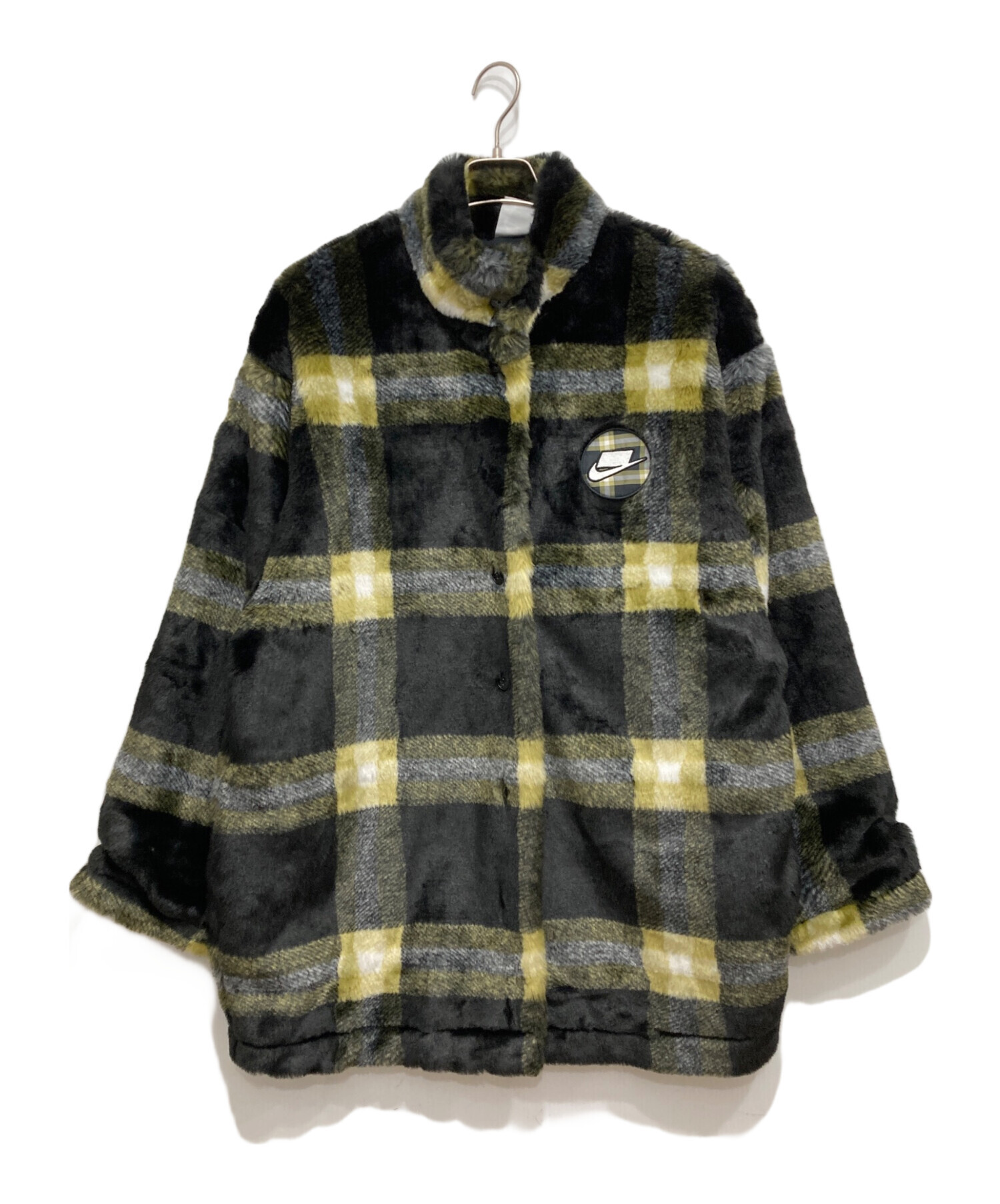 中古・古着通販】NIKE (ナイキ) AS W NSW FX FUR AOP JKT ブラック