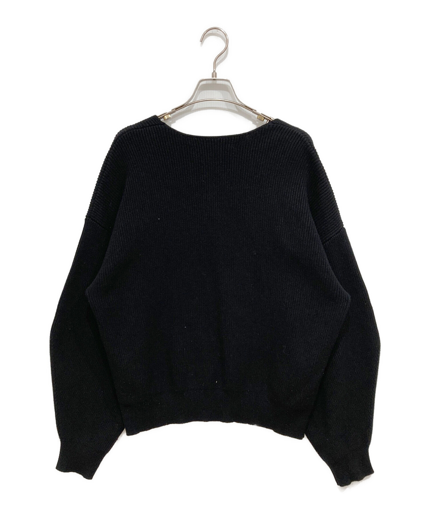 極美品✨】TODAYFUL Slit Neck Knit ブラック TODAYFUL slit neck knit