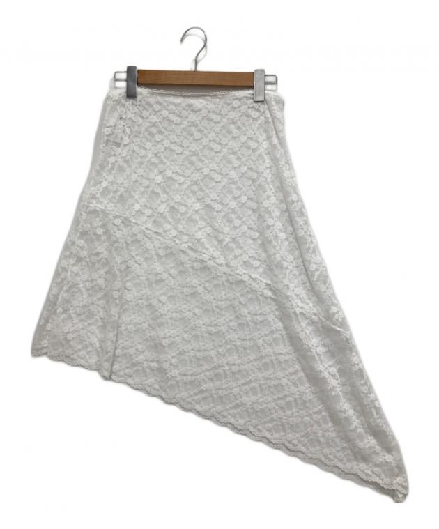中古・古着通販】PROVOKE (プロヴォーク) stretch lace asymmetry SK