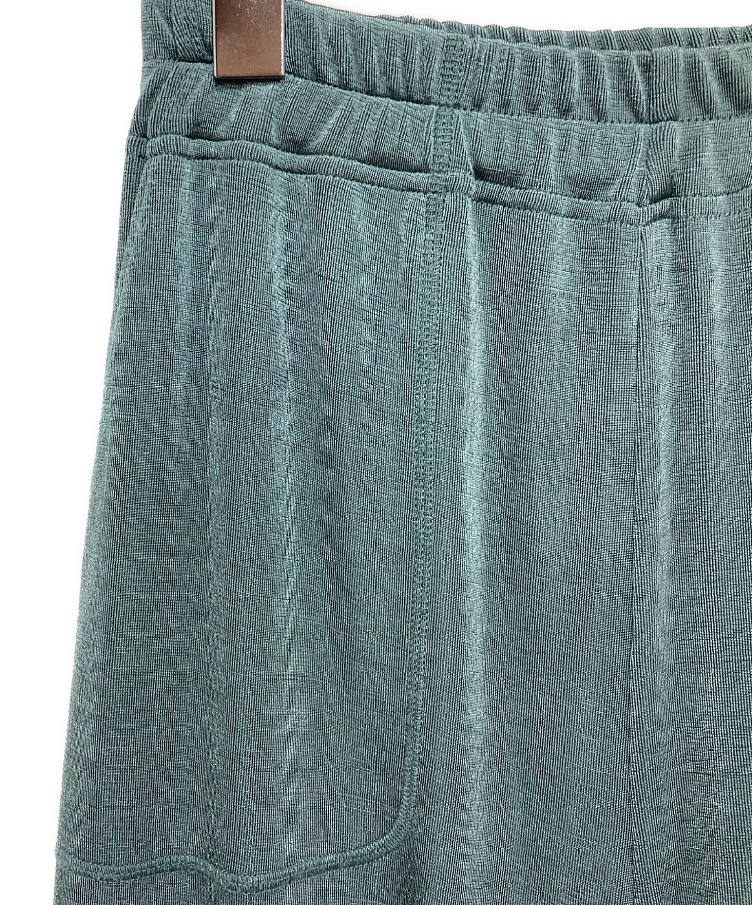 中古・古着通販】CLANE (クラネ) BRIGHT JERSEY PANTS グリーン サイズ