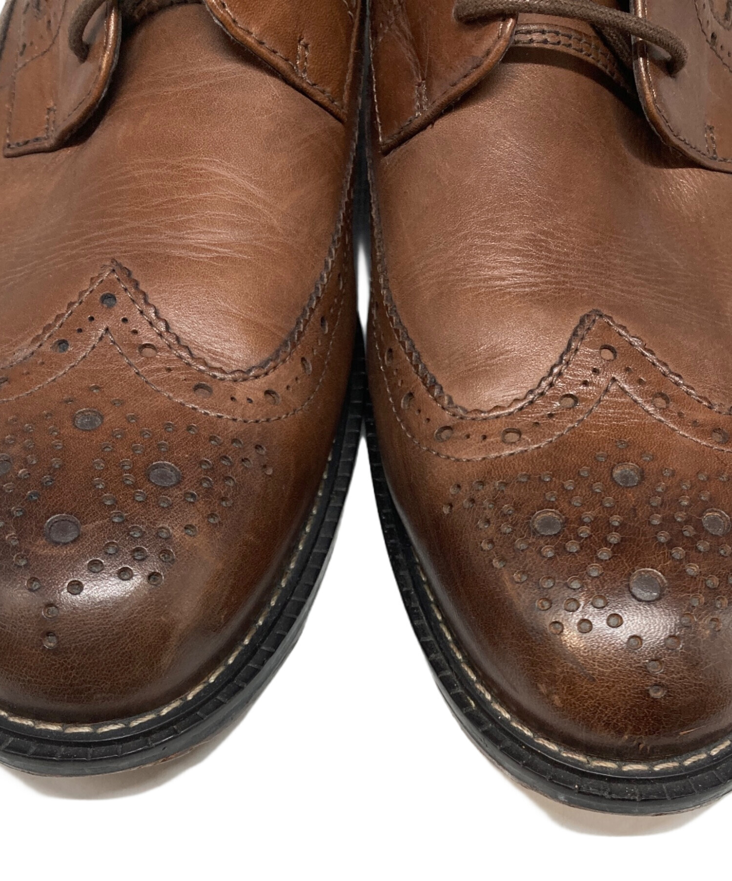 新品　Clarks クラークス　ウイングチップ　メンズ　靴 中古・古着通販】CLARKS (クラークス) ウィングチップシューズ