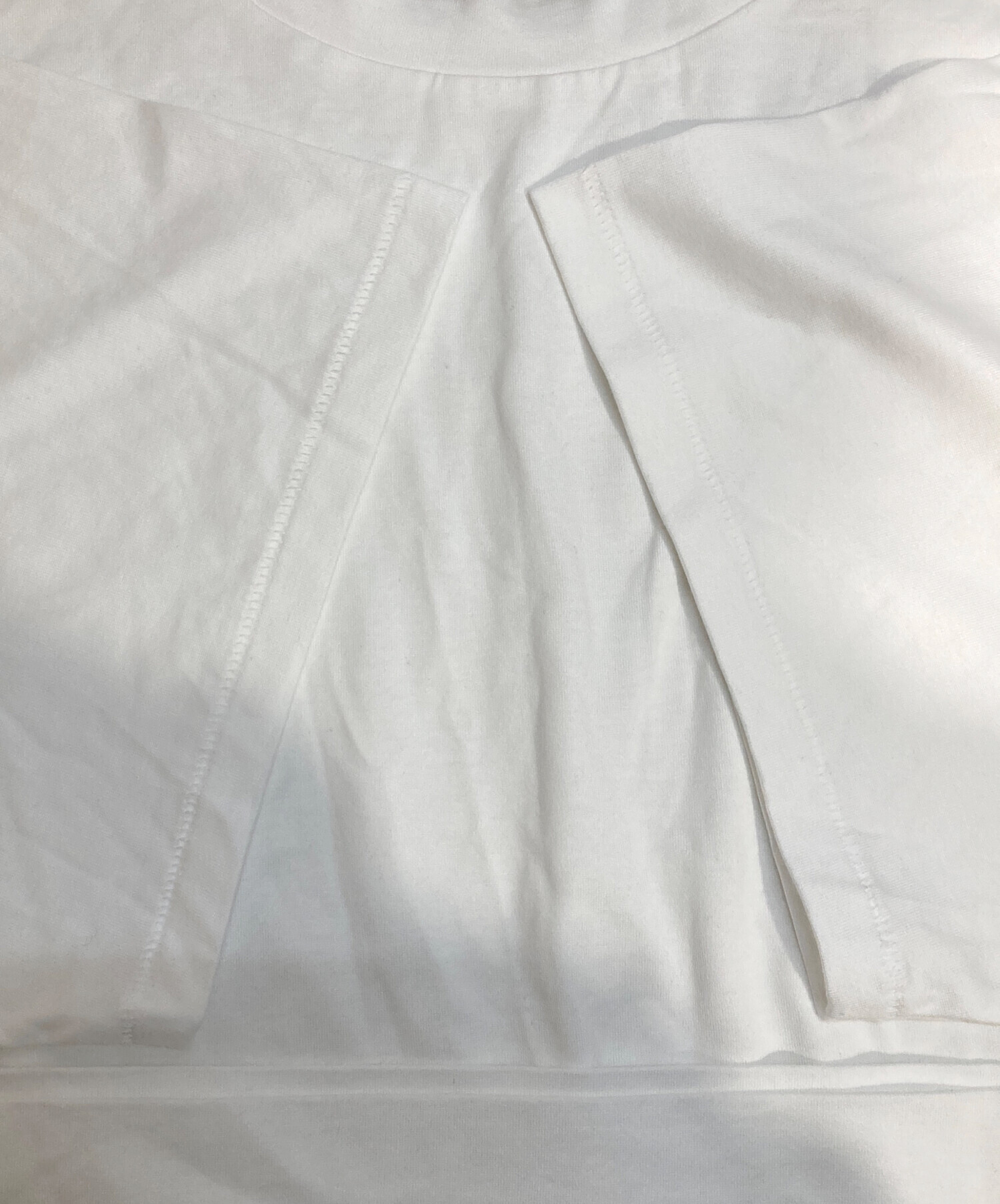 中古・古着通販】ATON (エイトン) SUVIN60/2 OVERSIZED DRESS ホワイト