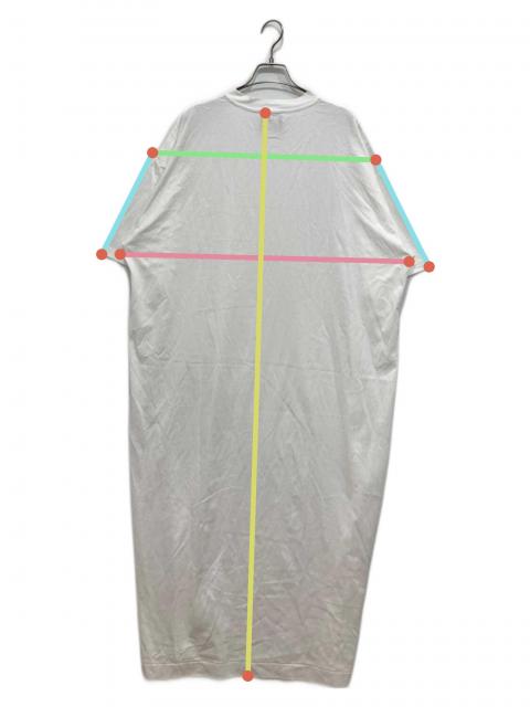 中古・古着通販】ATON (エイトン) SUVIN60/2 OVERSIZED DRESS ホワイト