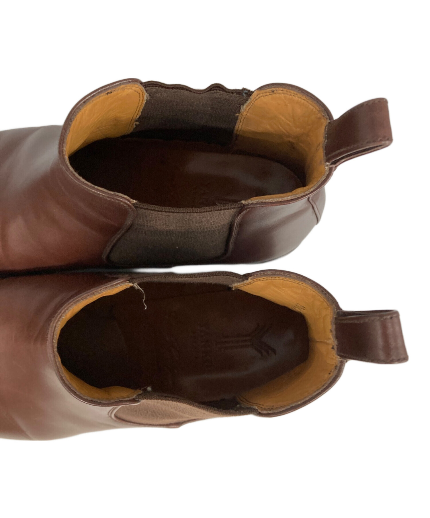 中古・古着通販】YANKO (ヤンコ) サイドゴアブーツ ブラウン サイズ