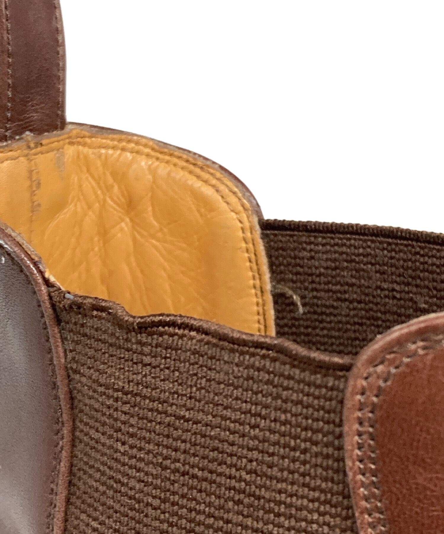 中古・古着通販】YANKO (ヤンコ) サイドゴアブーツ ブラウン サイズ