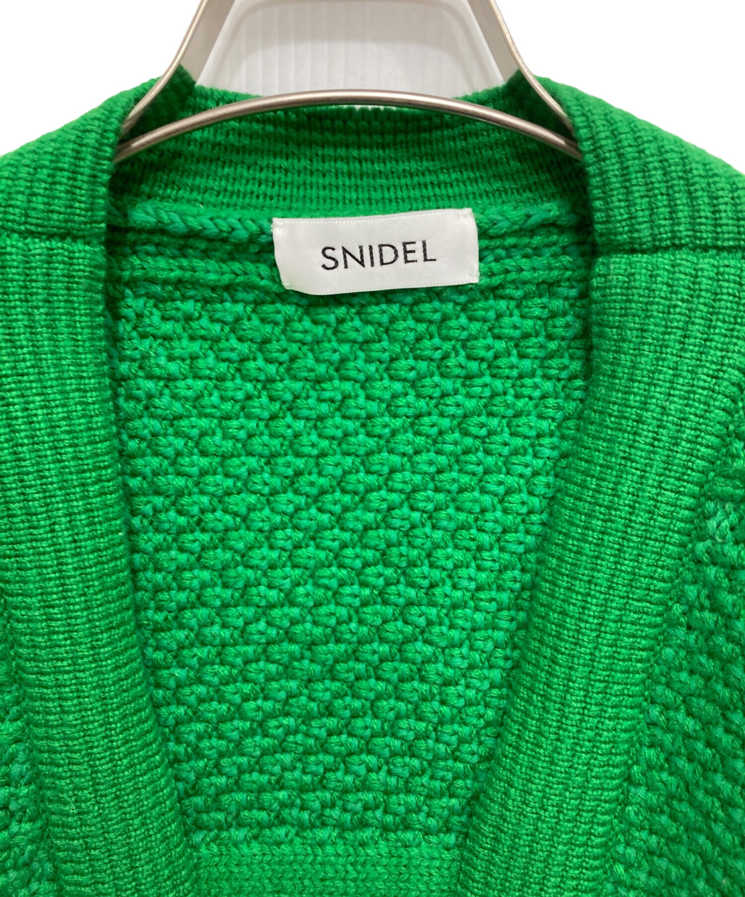 中古・古着通販】Snidel (スナイデル) ドロストケーブルカーディガン
