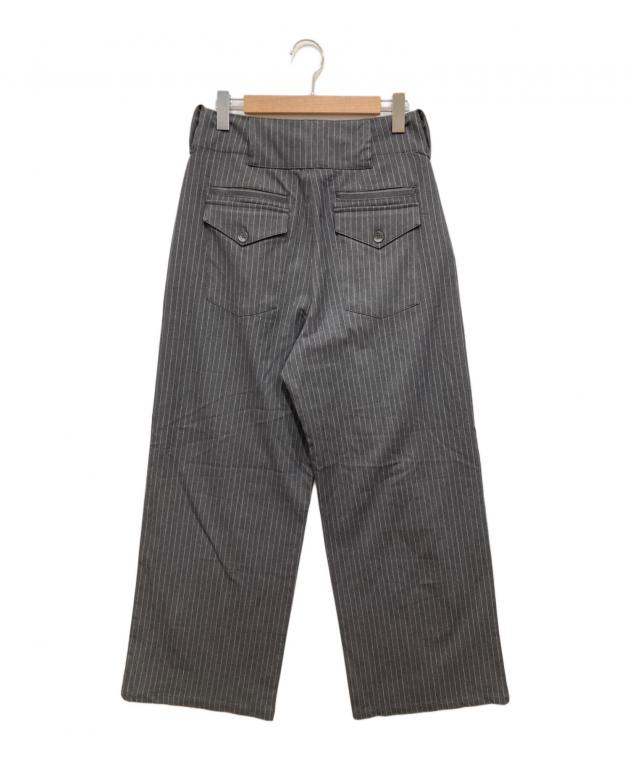 中古・古着通販】SeekSole (シークソール) ss stripe slacks
