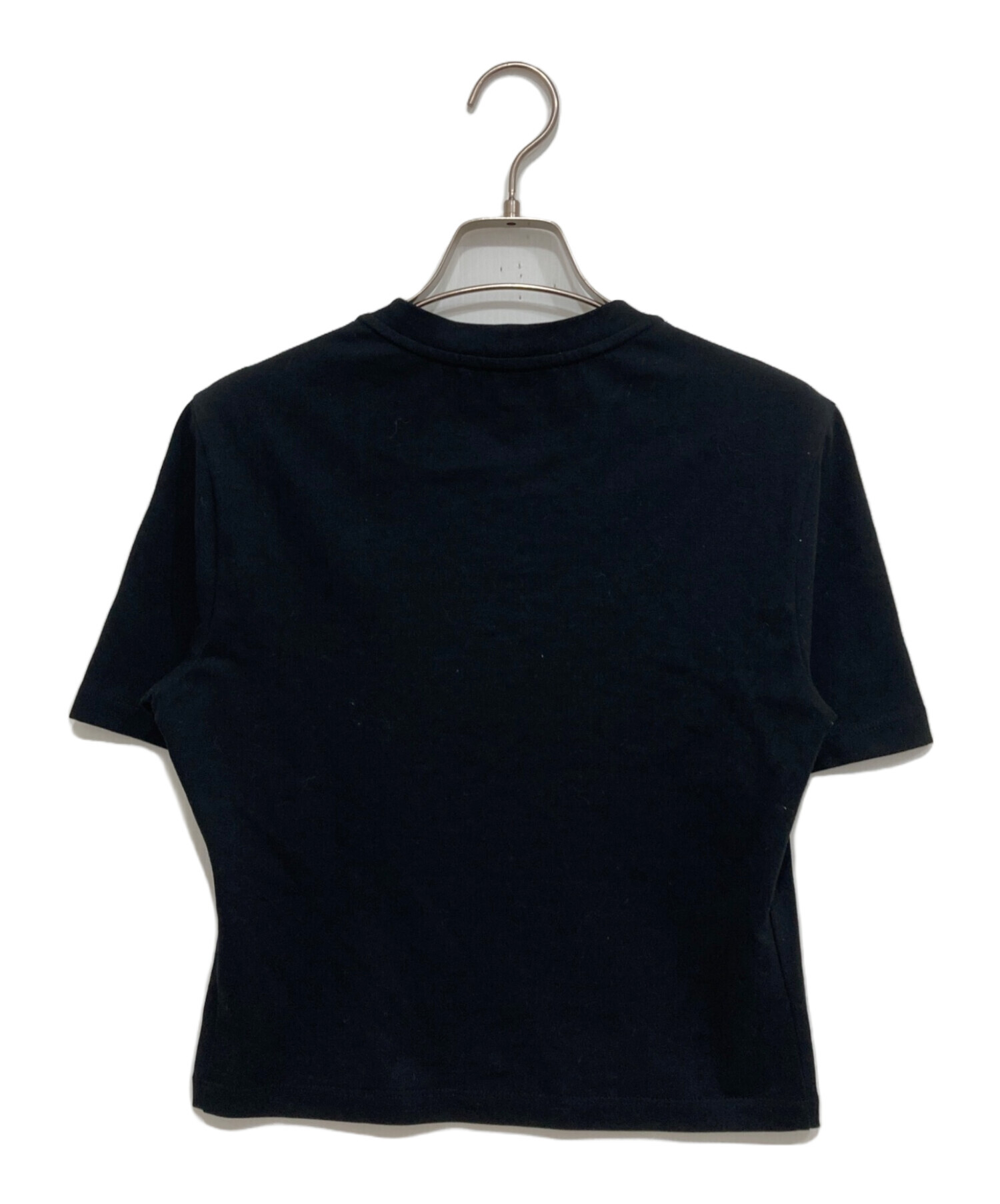 中古・古着通販】RECTO (レクト) Logo Embellishment T-Shirt ブラック
