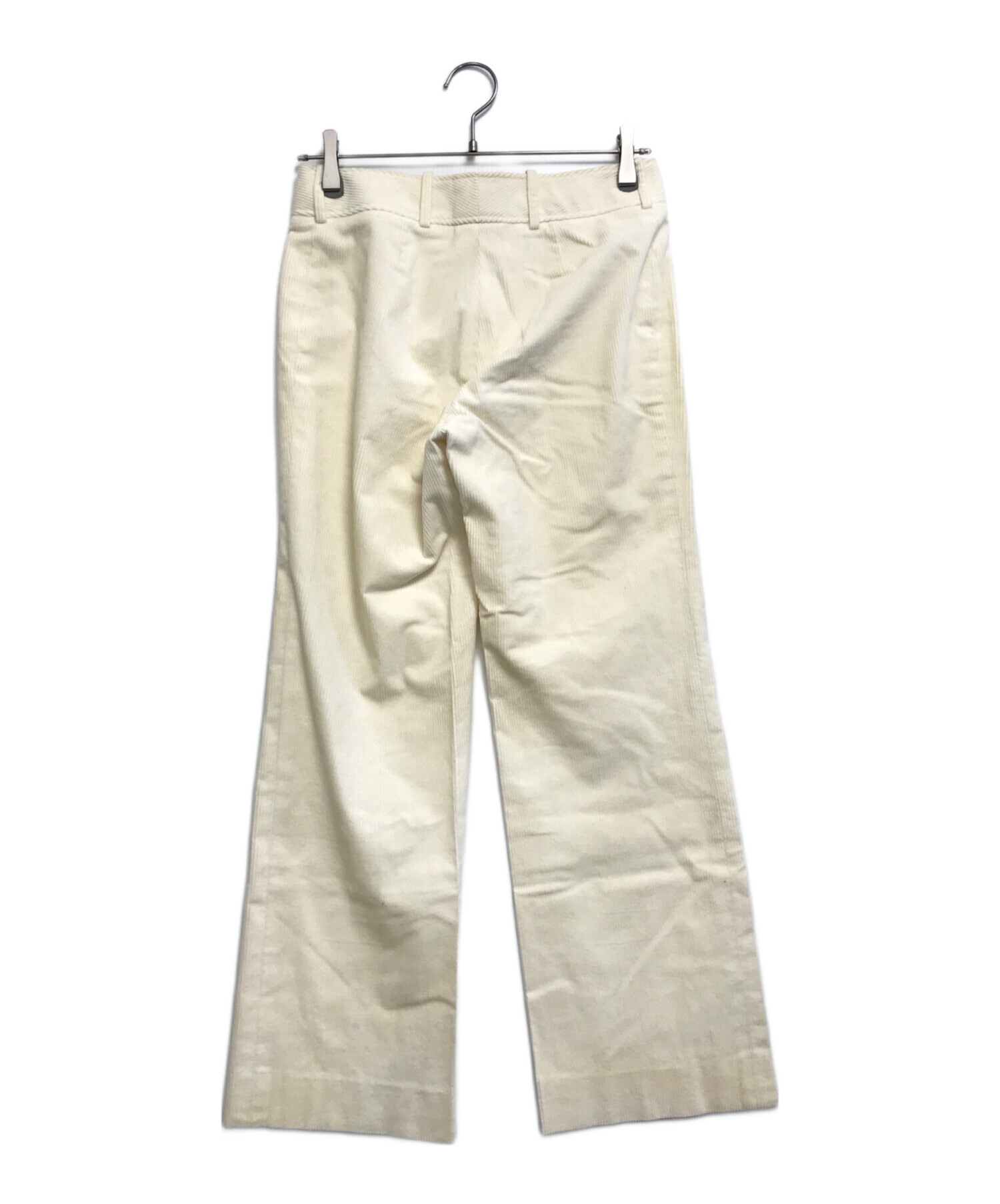 中古・古着通販】CELINE (セリーヌ) コーデュロイパンツ アイボリー 