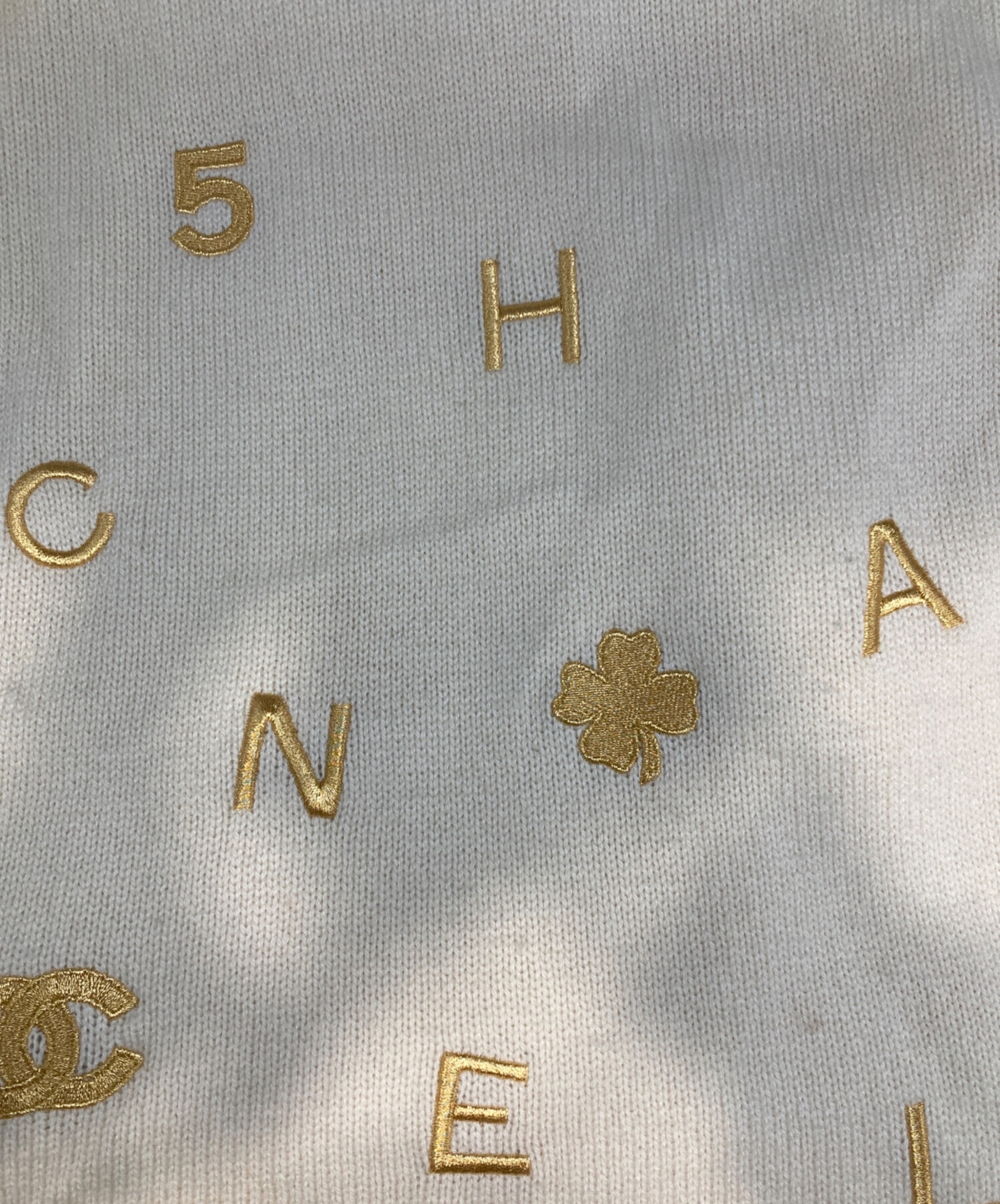 中古・古着通販】CHANEL (シャネル) カシミヤココマーク刺繍