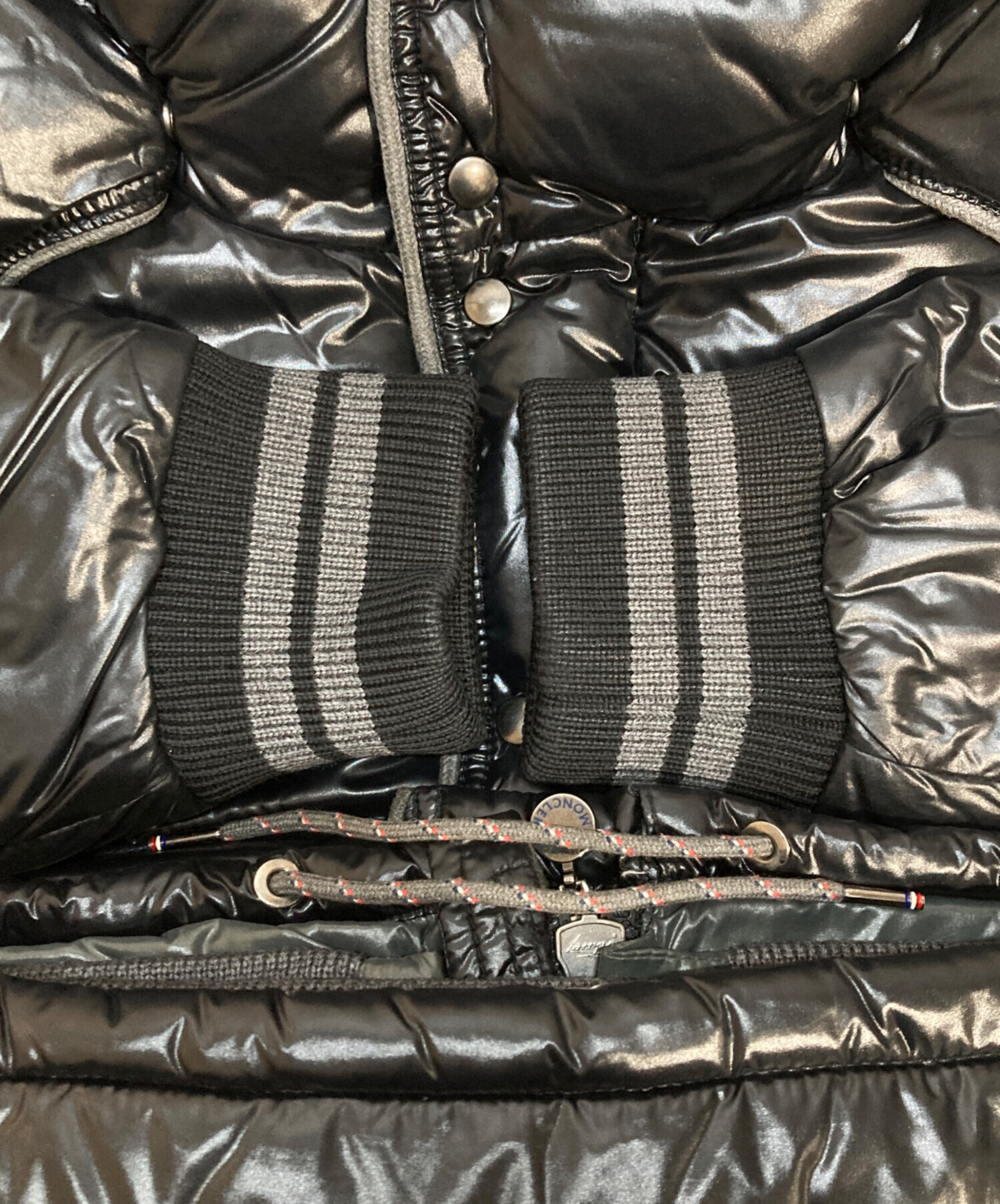 中古・古着通販】MONCLER (モンクレール) BORROME GIUBBOTTO ブラック