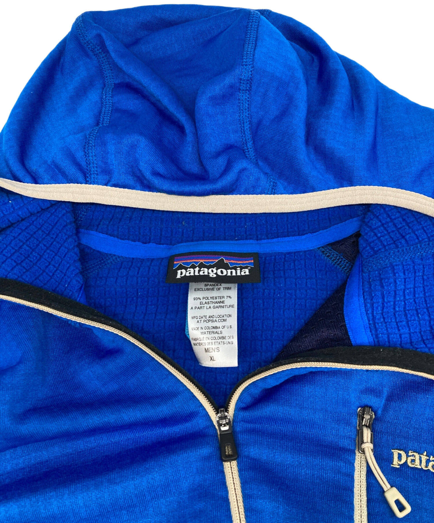 パーカー 古着 2019 Patagonia パタゴニア R1 極美品 M 紺 中古・古着通販】Patagonia (パタゴニア) R1 Hoody ブルー サイズ:XL
