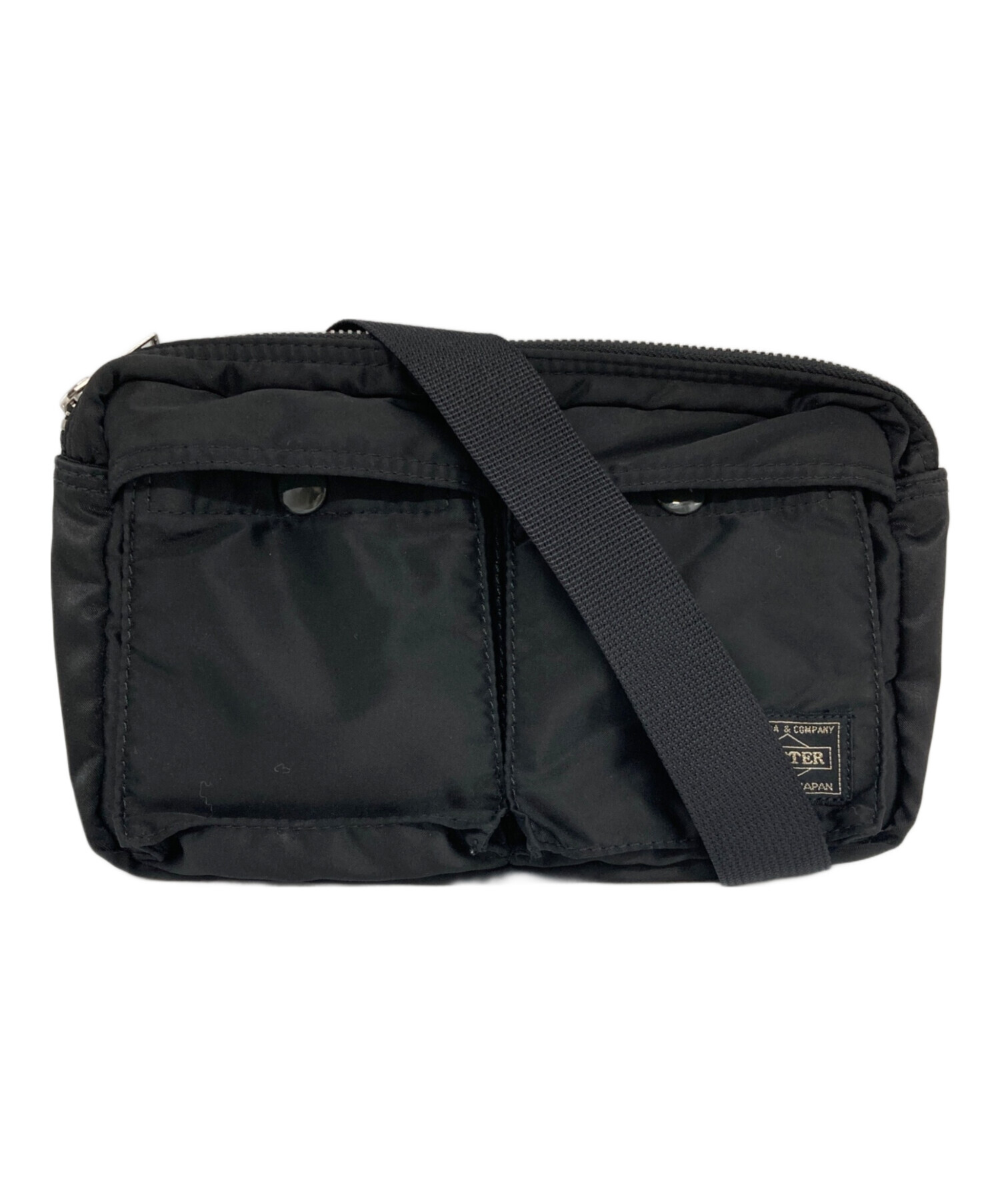 中古・古着通販】PORTER (ポーター) タンカーウエストバッグ ブラック 